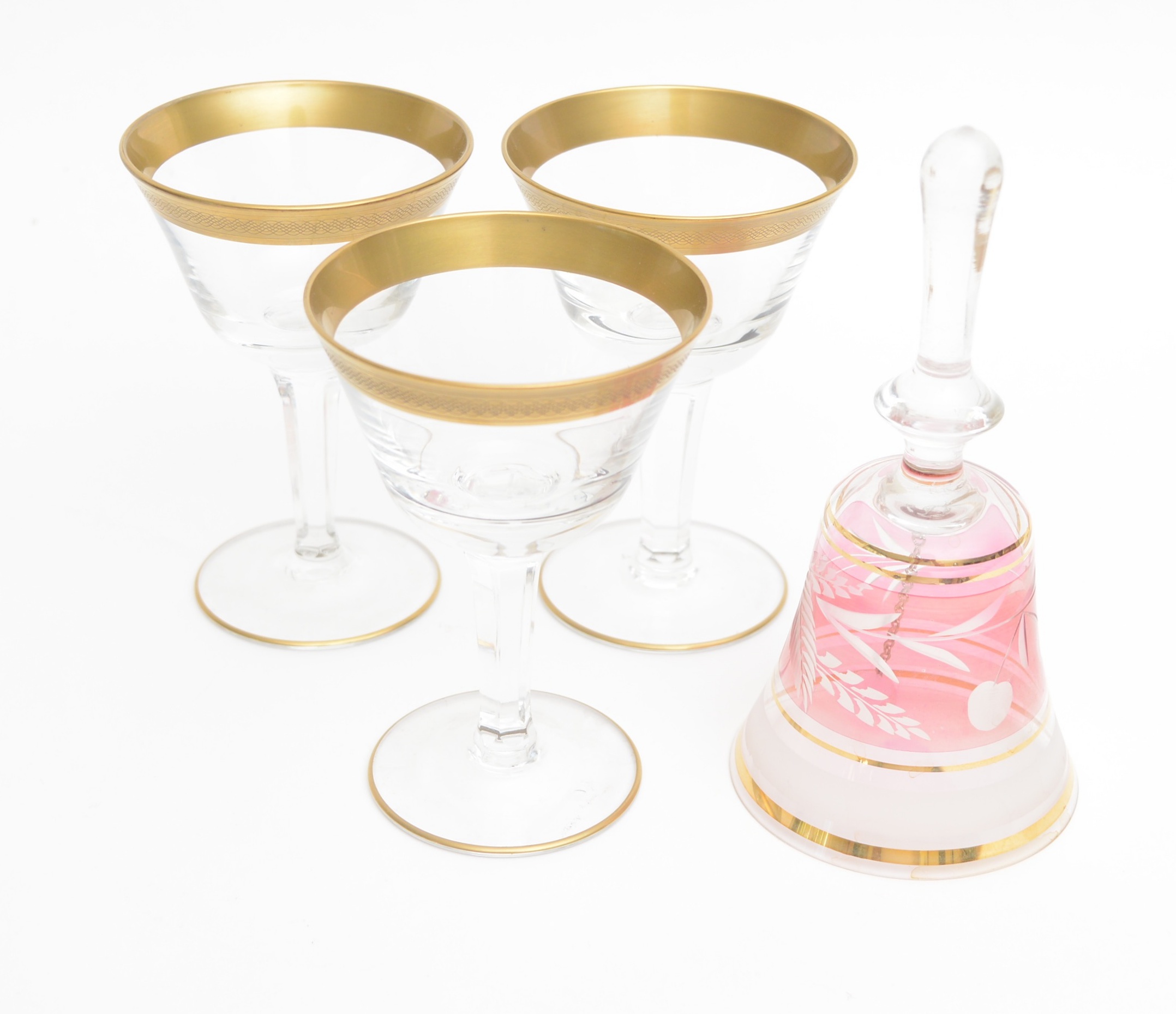 Vintage White and Gold  Assorted China Collection Including Baum Bros