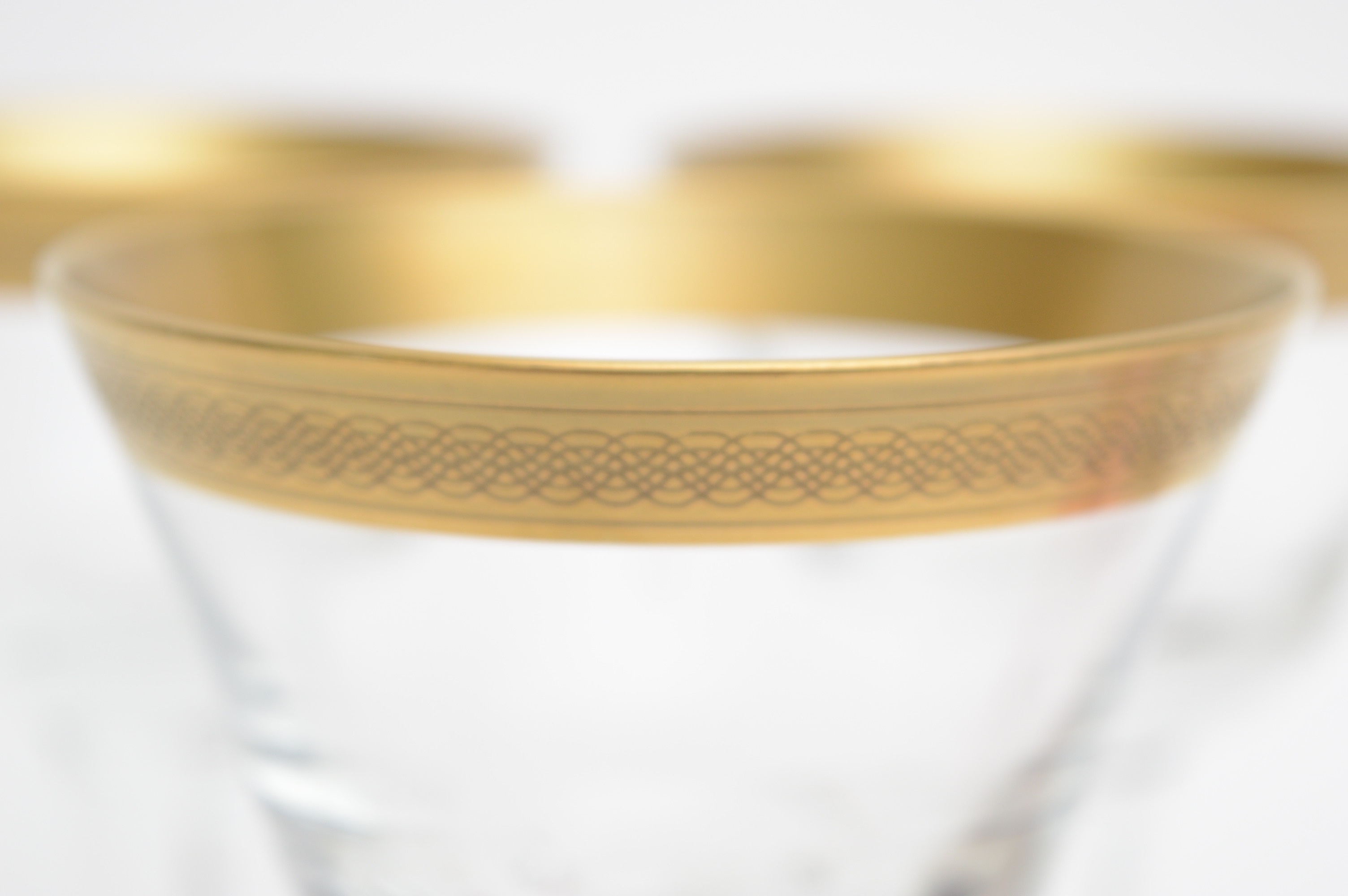 Vintage White and Gold  Assorted China Collection Including Baum Bros