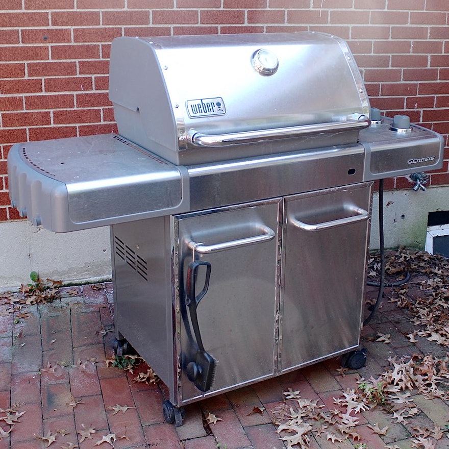 Weber "Genesis" Stainless Gas Patio Grill