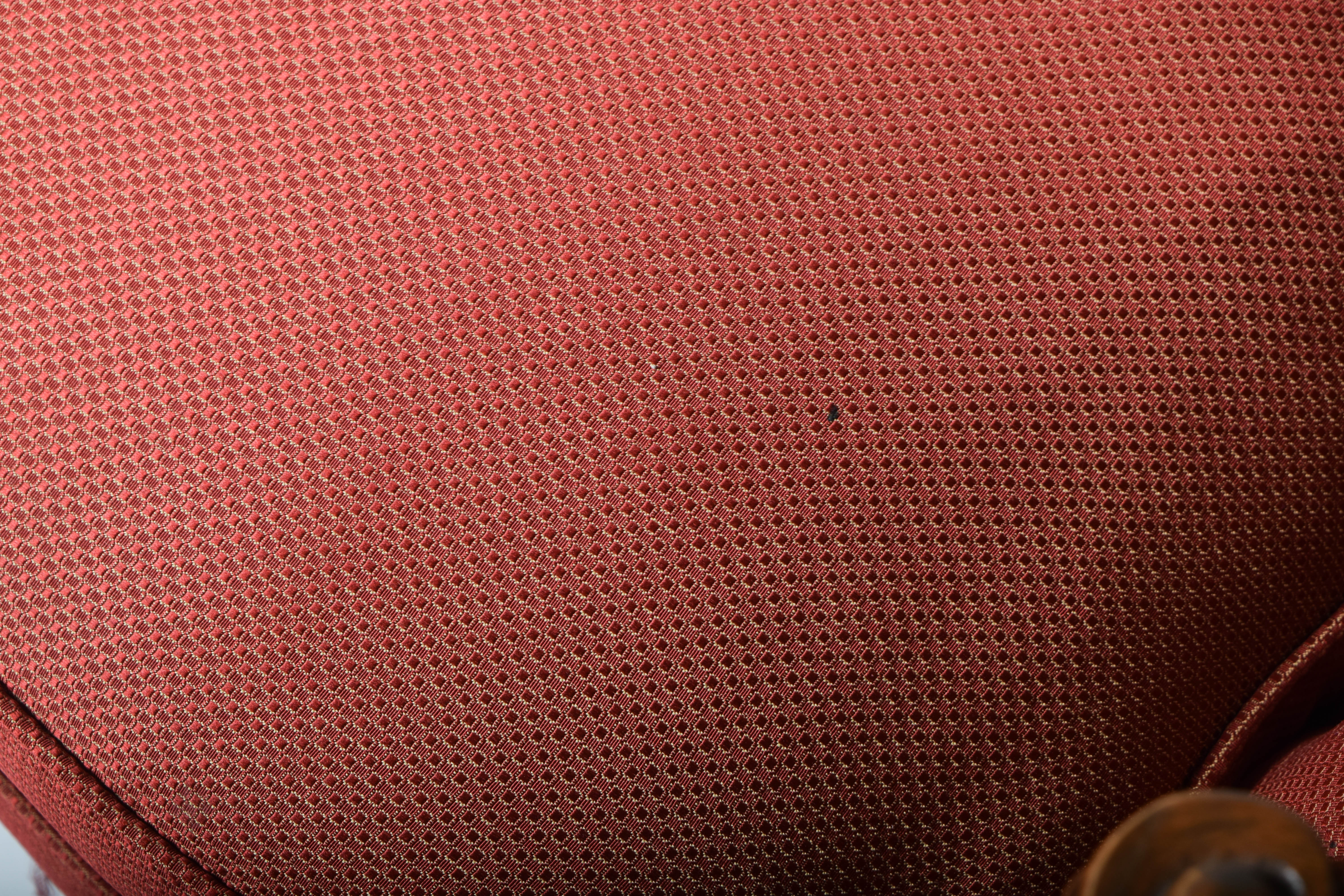 Antique Ornately Carved Victorian Upholstered Sofa