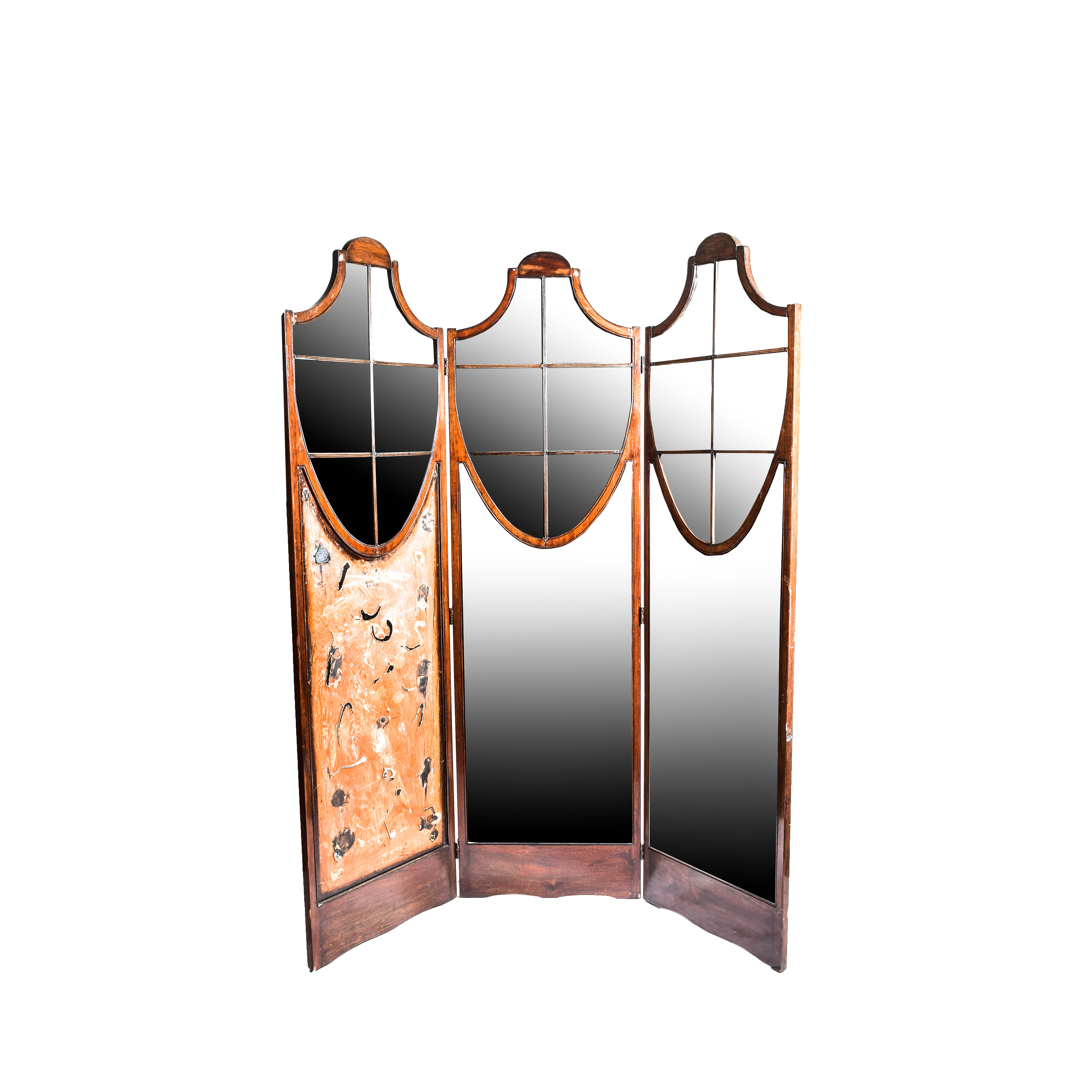 Vintage Mirrored Room Divider