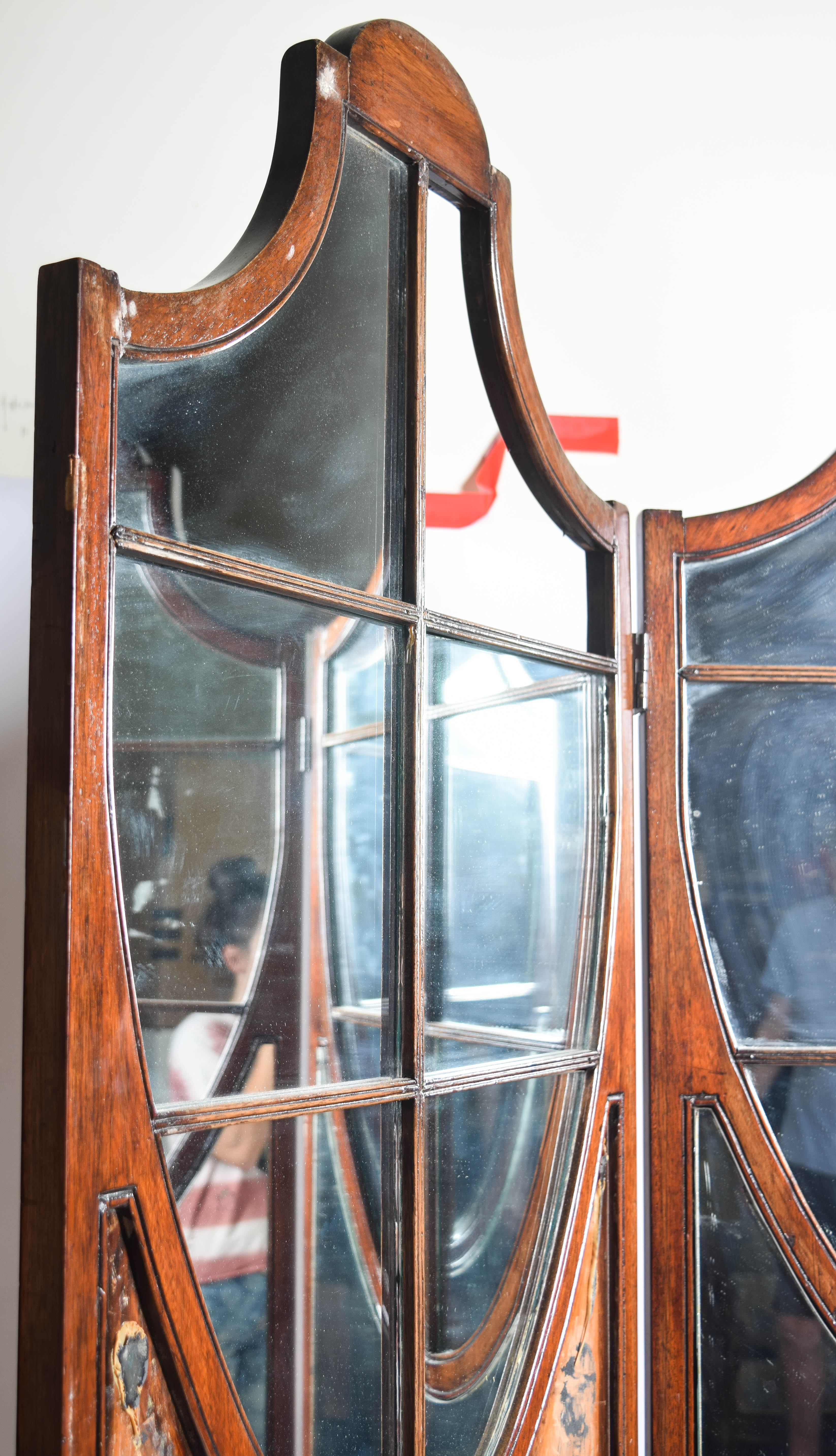 Vintage Mirrored Room Divider