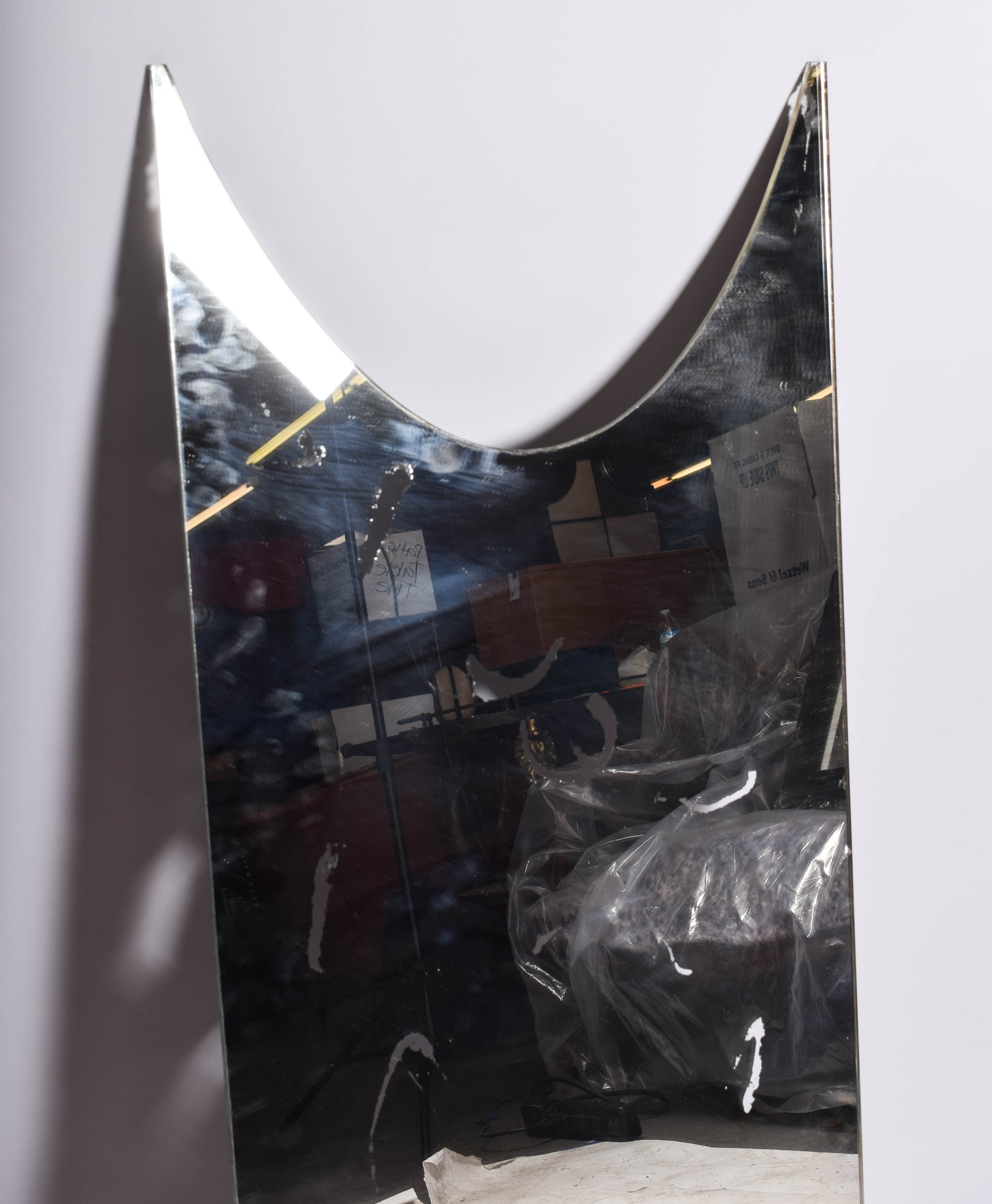 Vintage Mirrored Room Divider