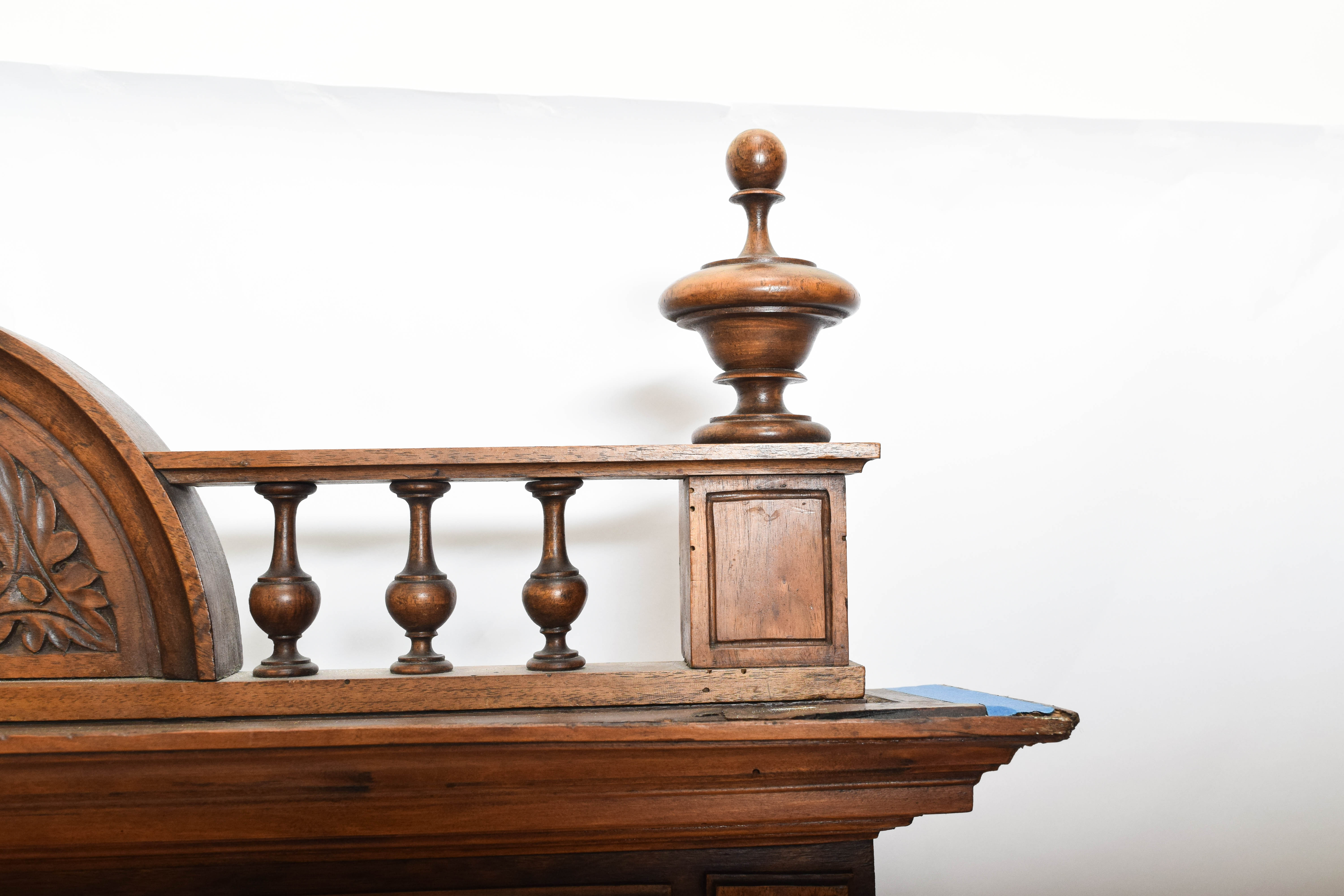 Carved Wood Framed Mirror