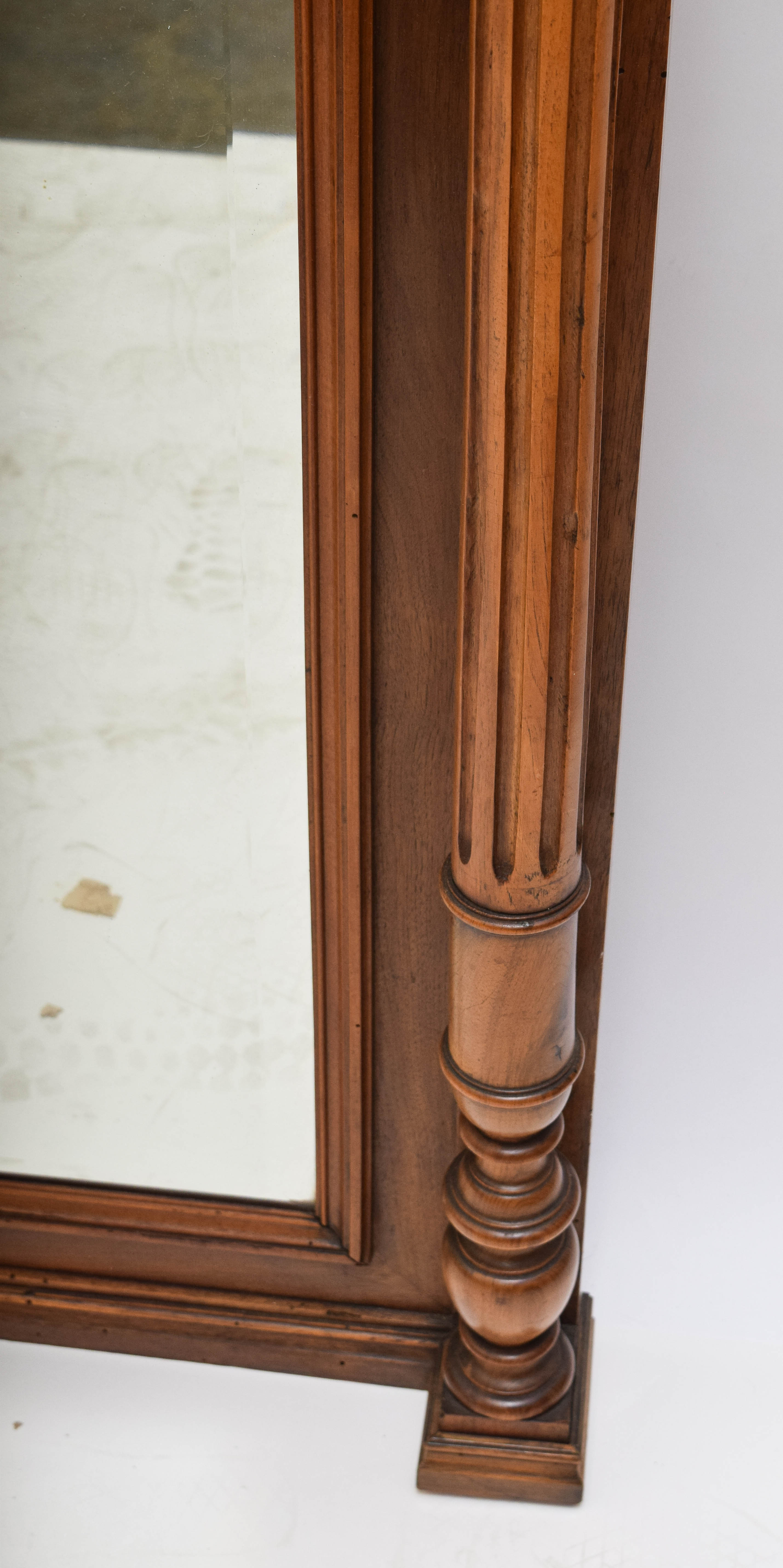 Carved Wood Framed Mirror