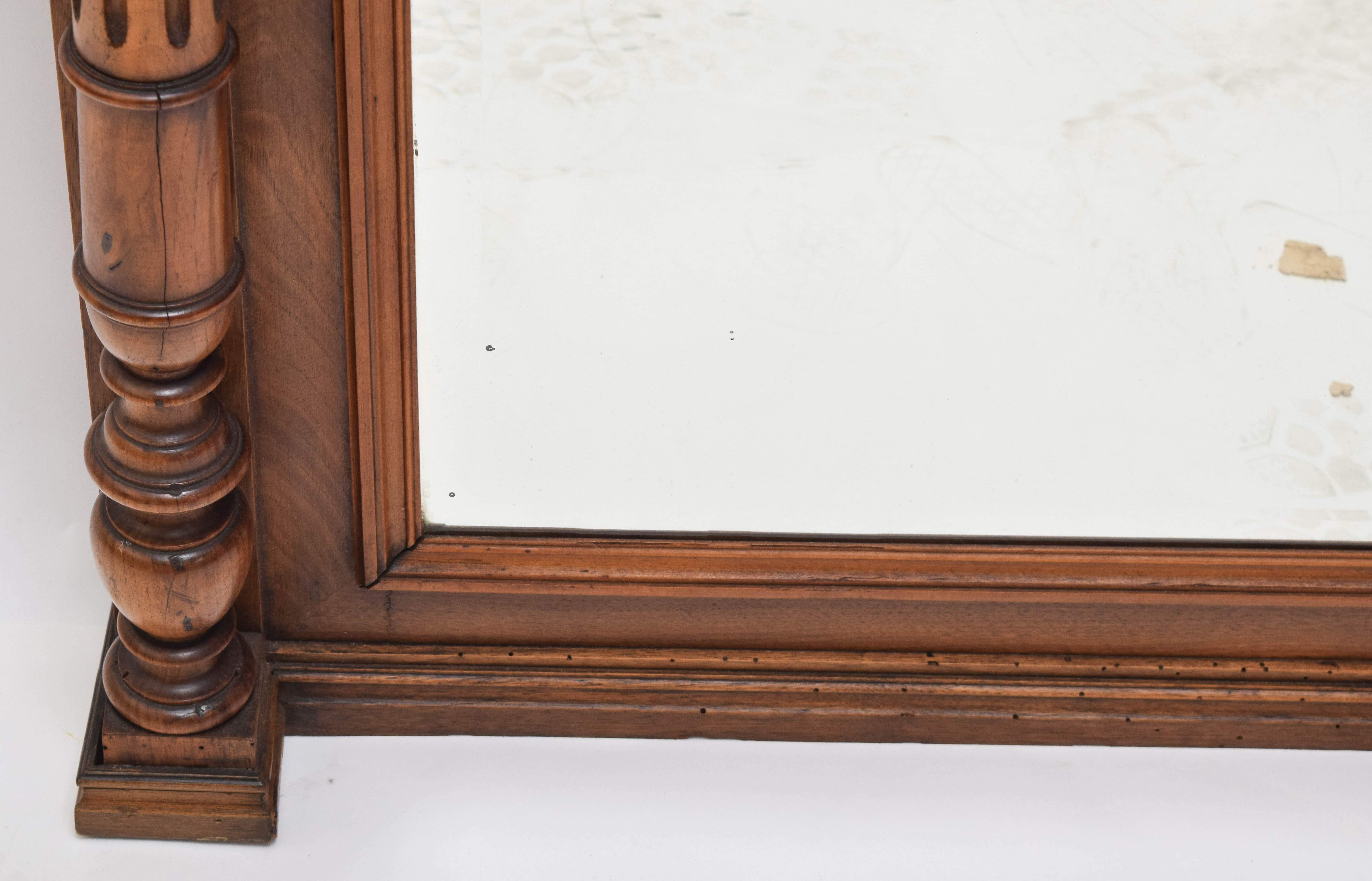Carved Wood Framed Mirror