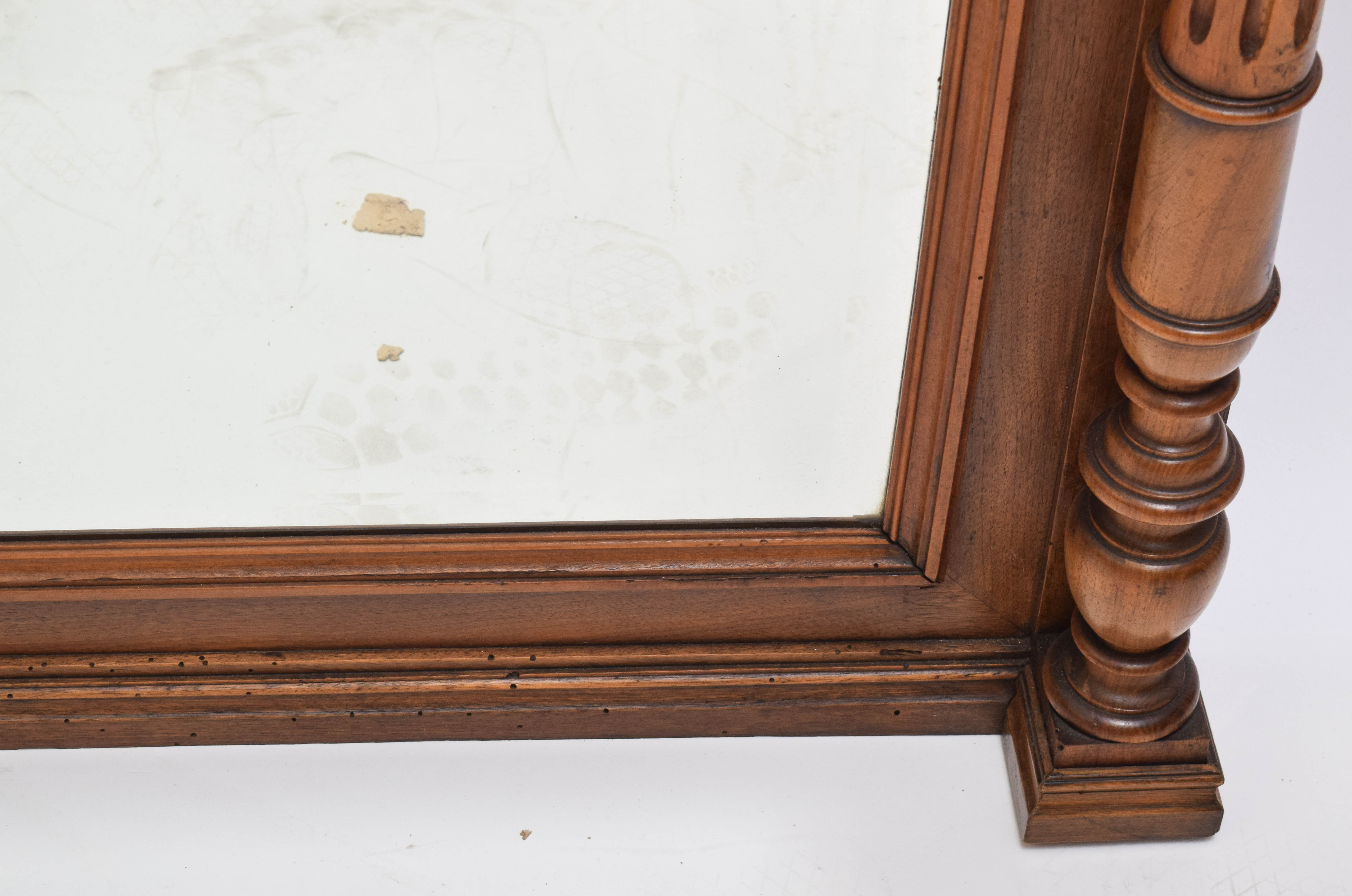 Carved Wood Framed Mirror