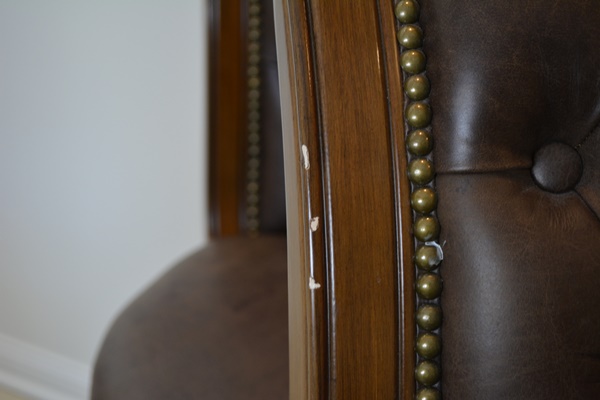 Frontgate Leather Swivel Bar Stools