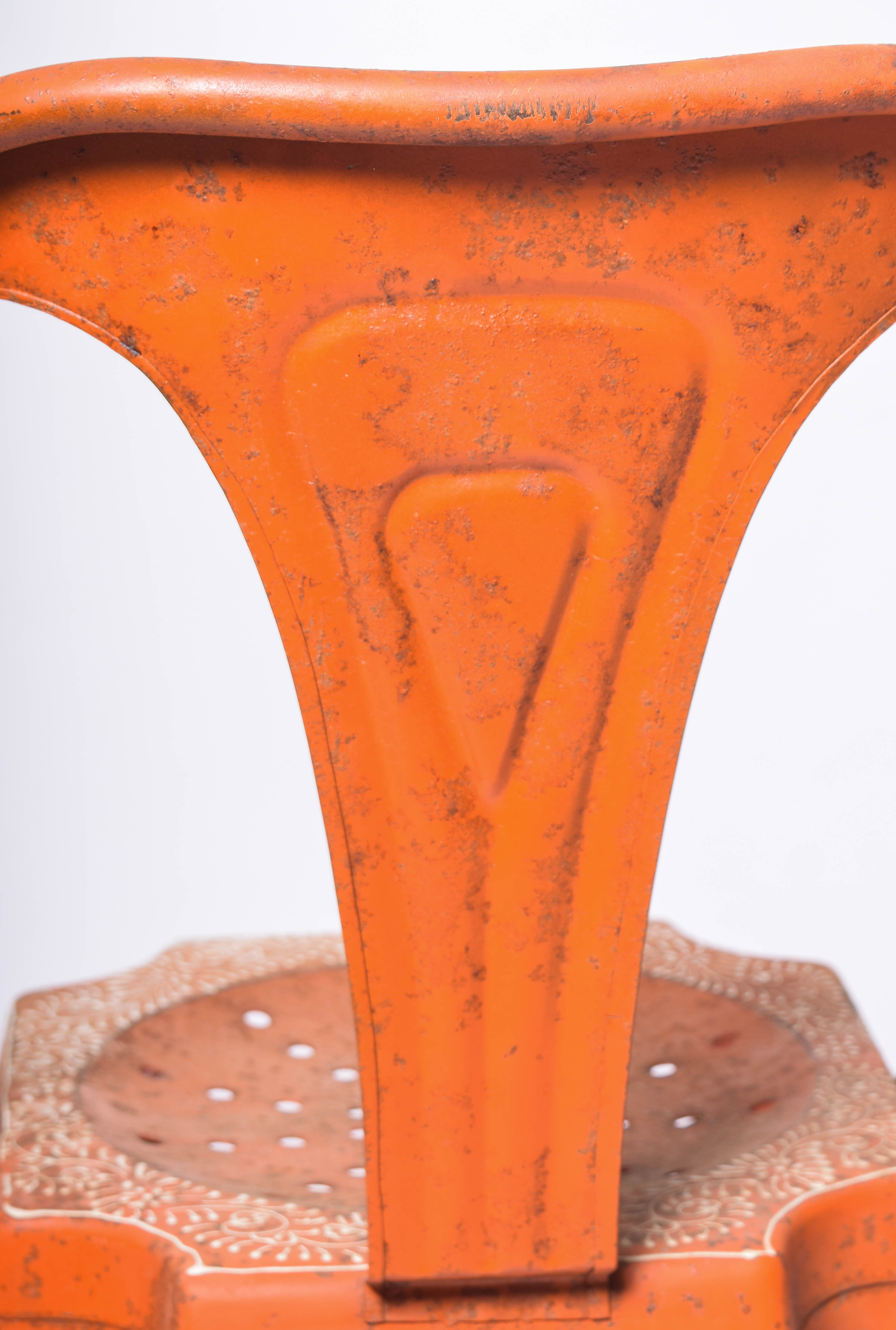 Indian Mid-Century Painted Metal Chairs