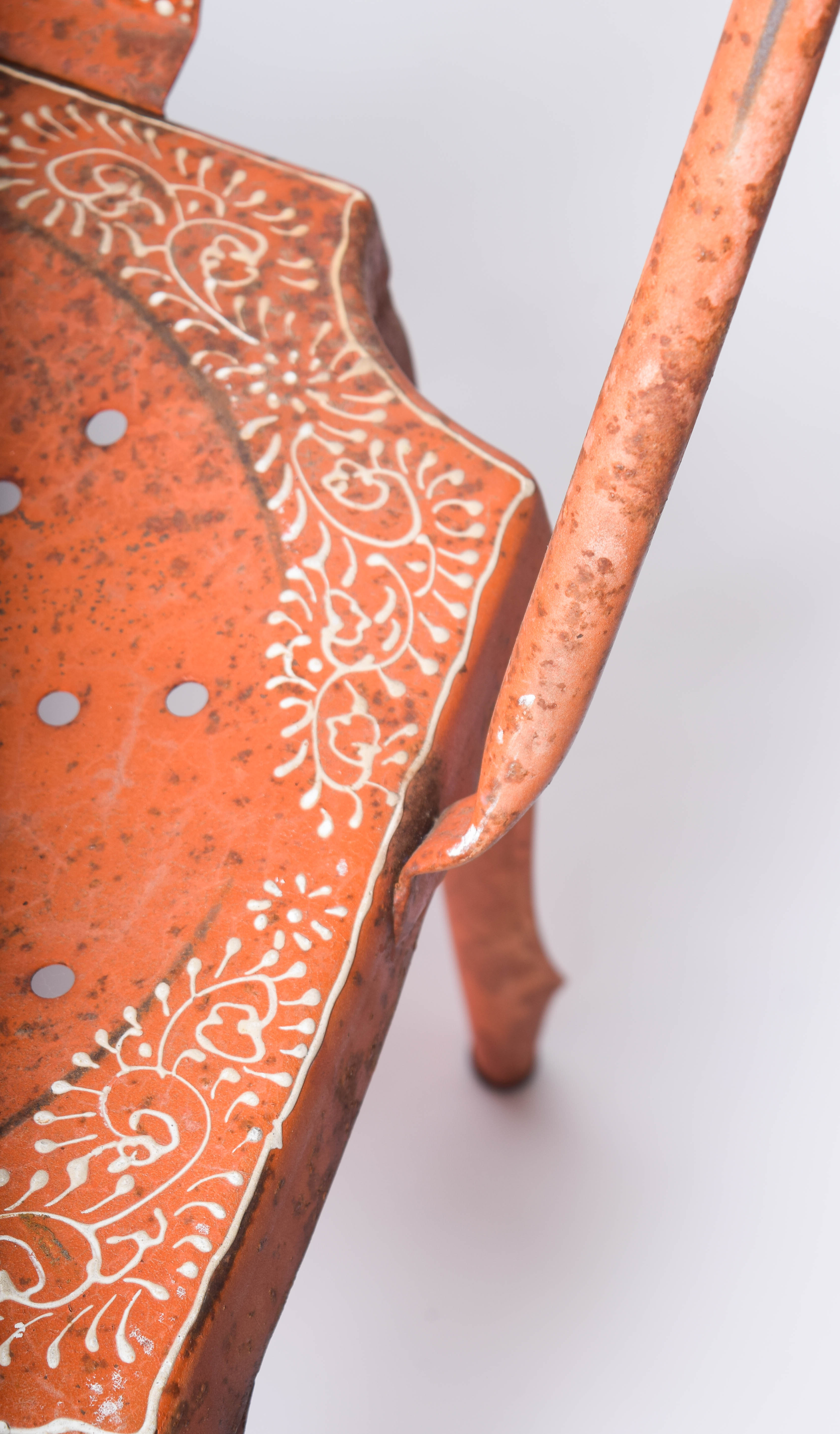 Indian Mid-Century Painted Metal Chairs