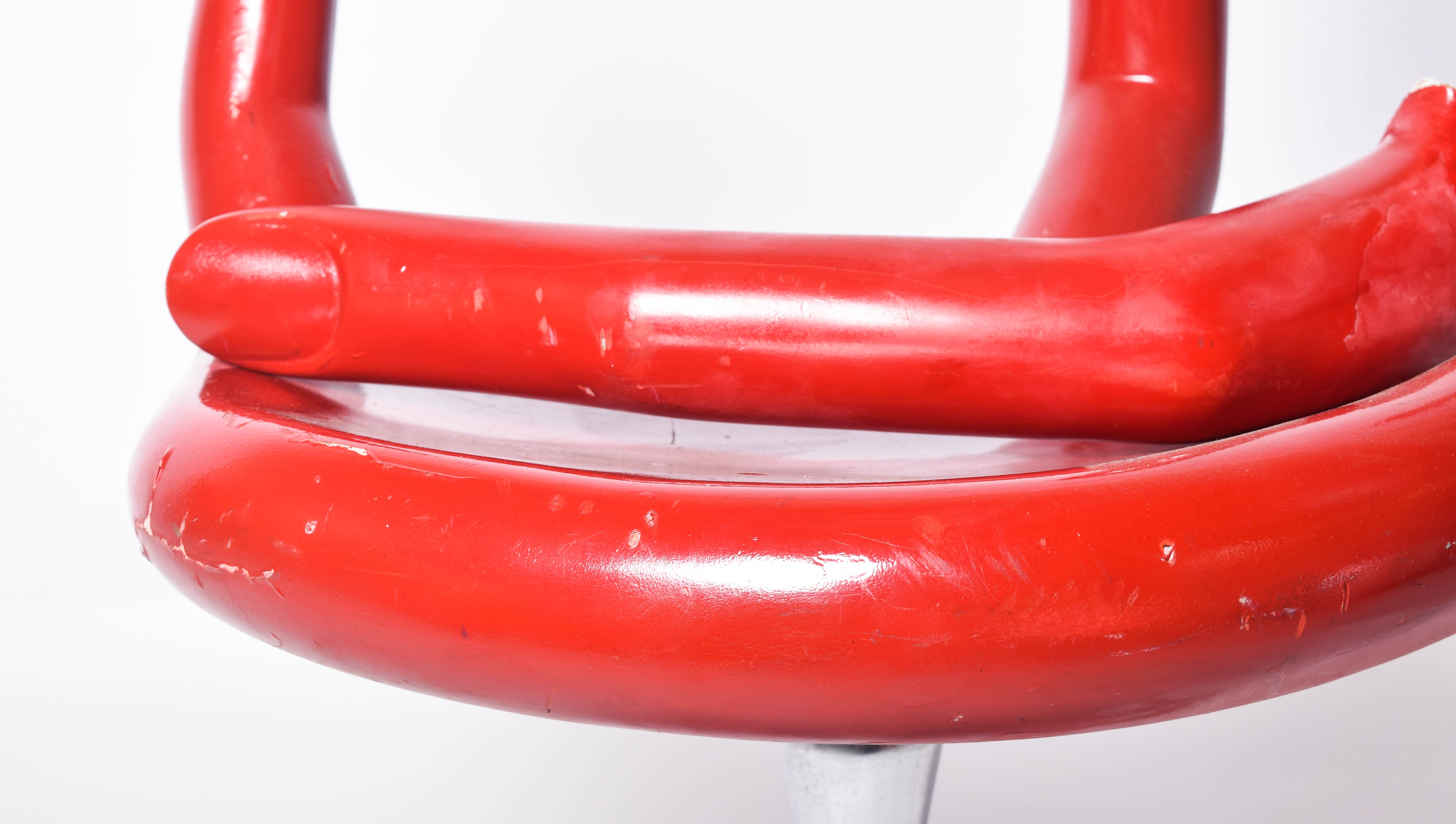 Vintage Red Hand Chair