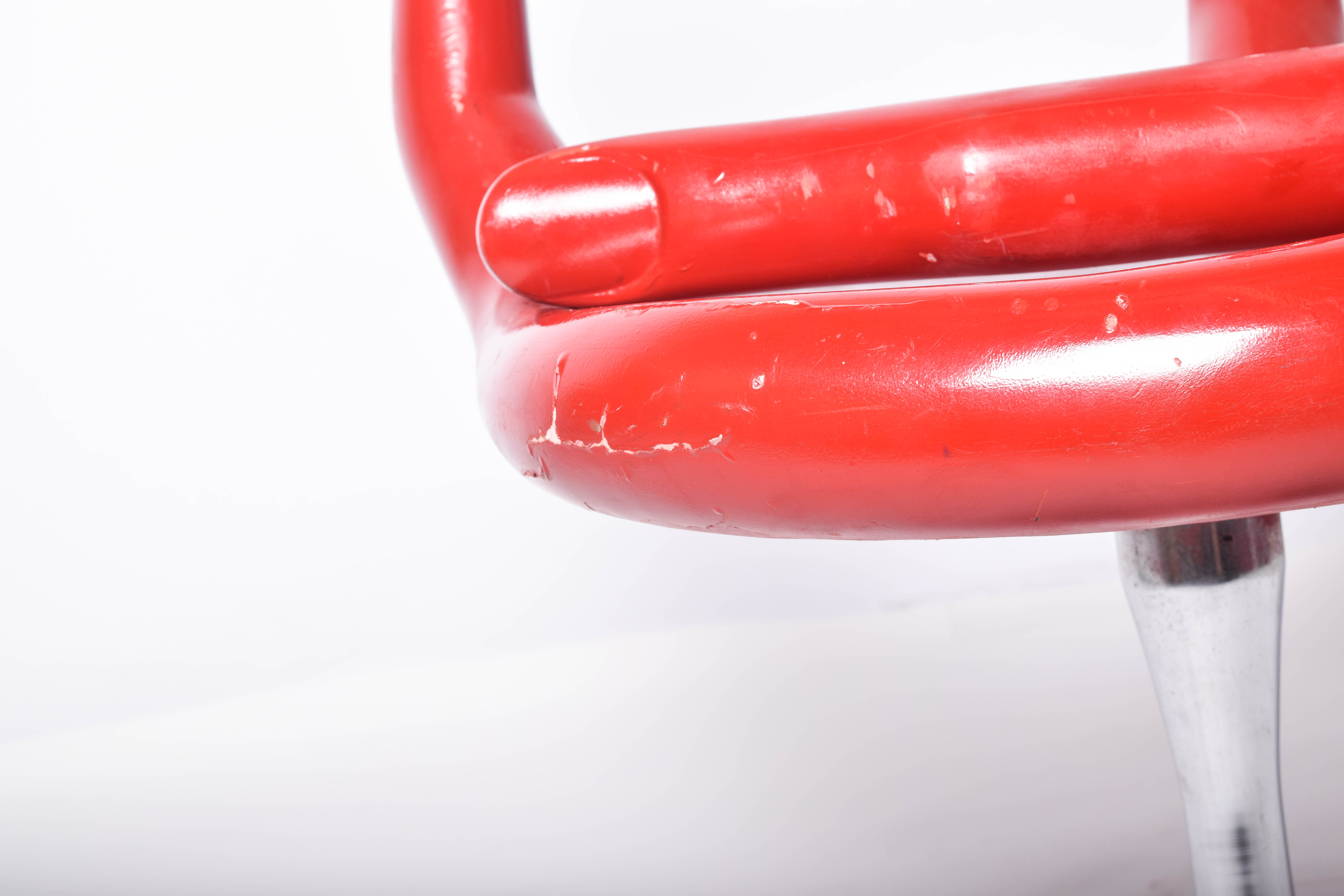 Vintage Red Hand Chair