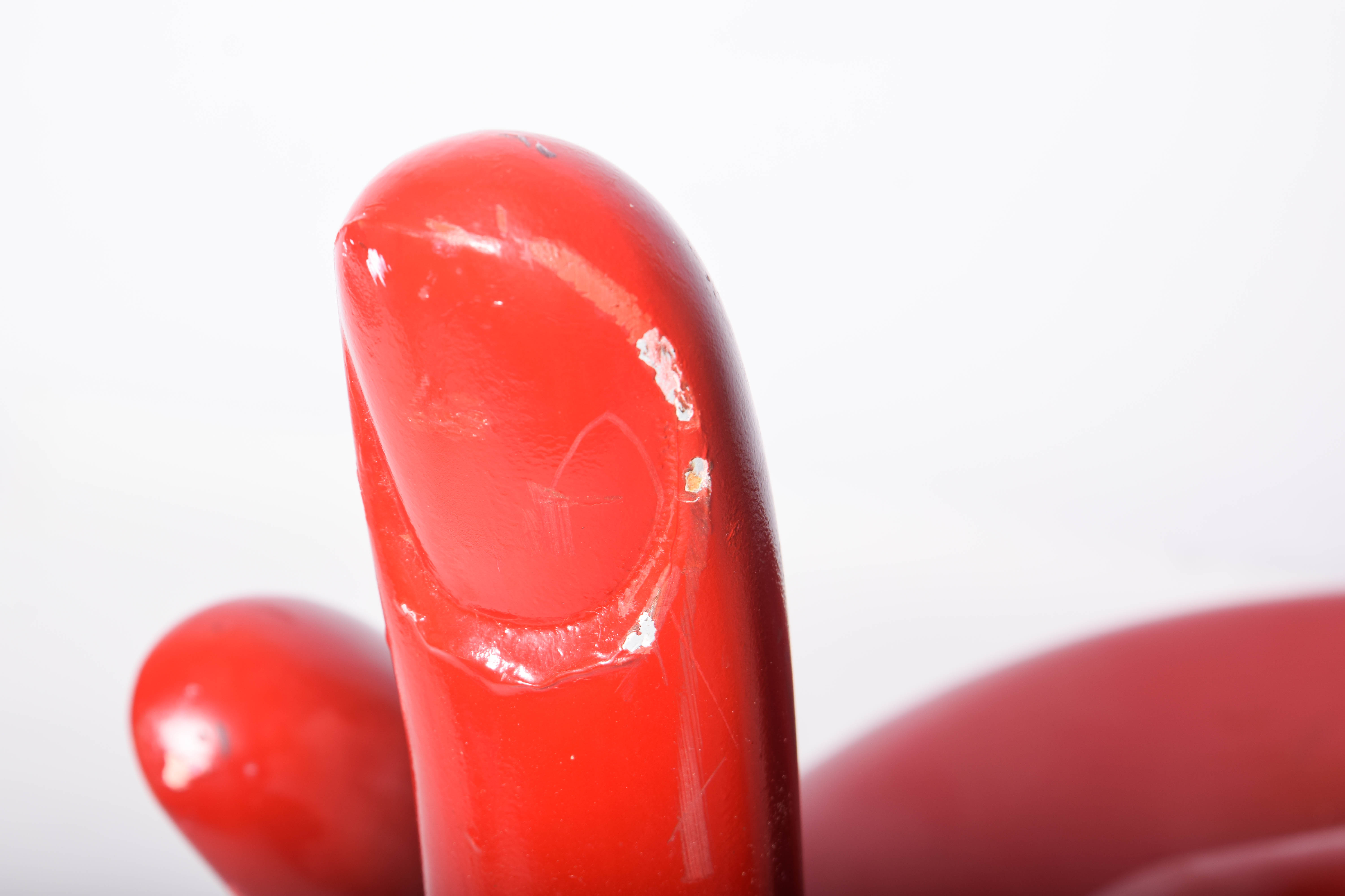 Vintage Red Hand Chair