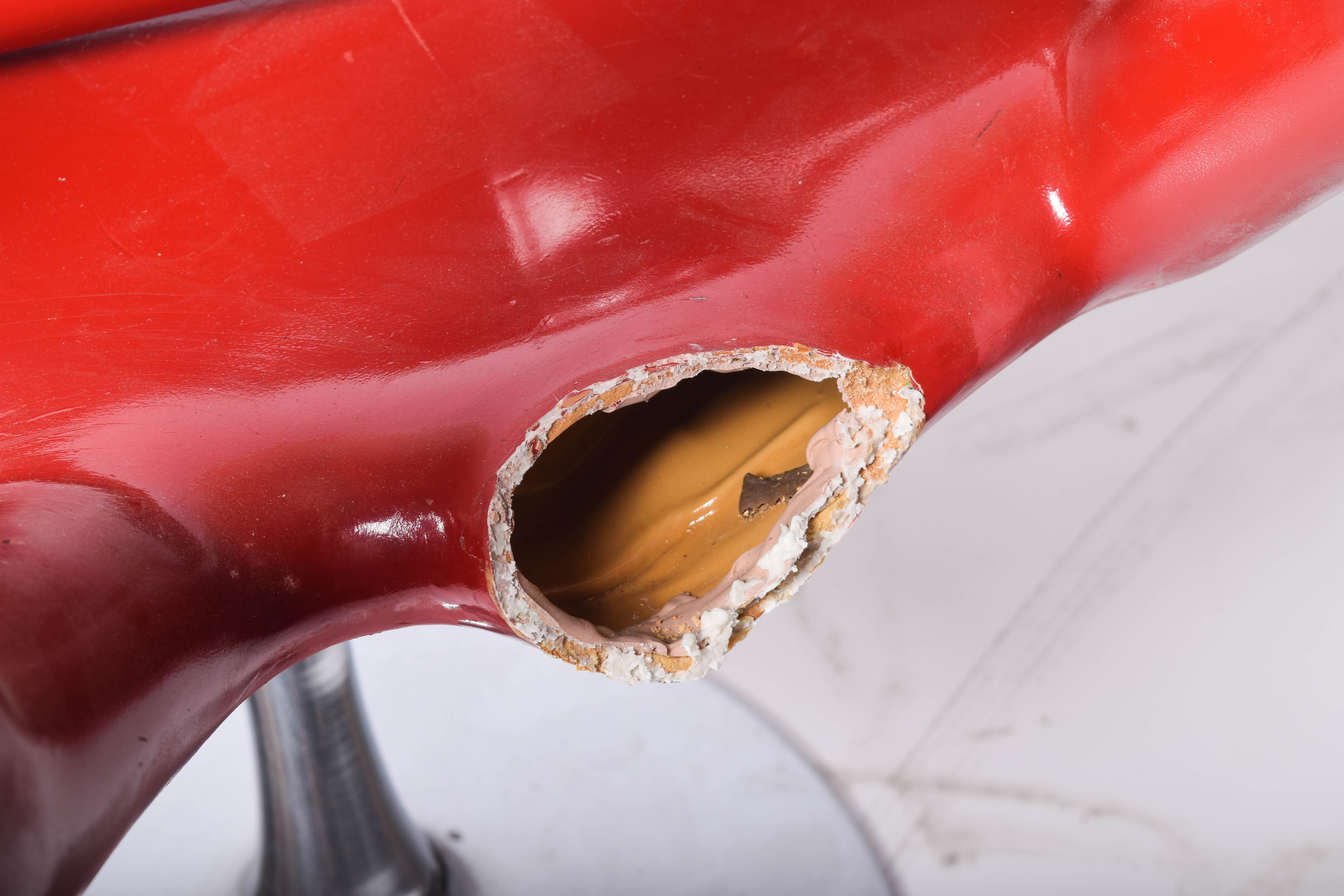 Vintage Red Hand Chair