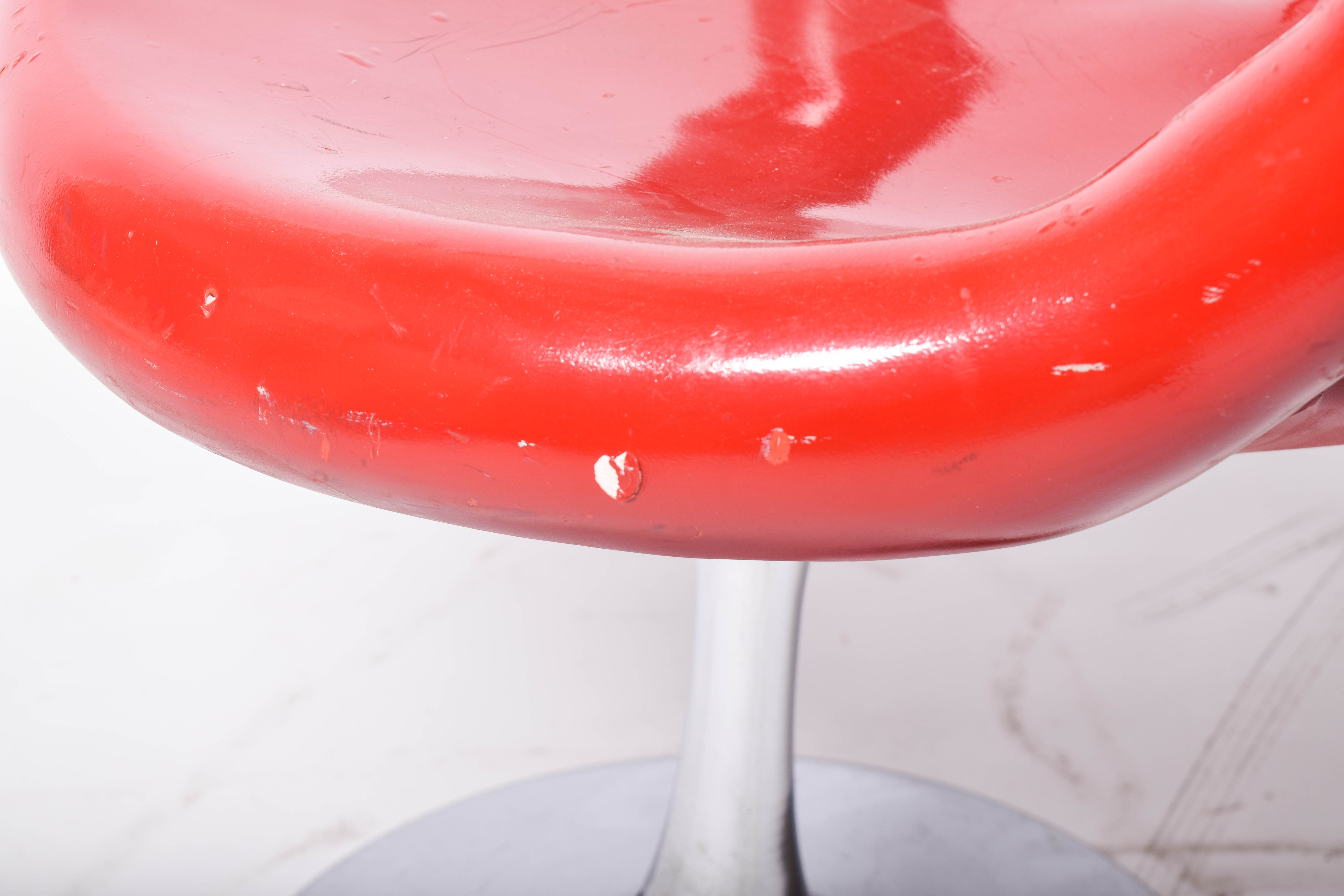 Vintage Red Hand Chair