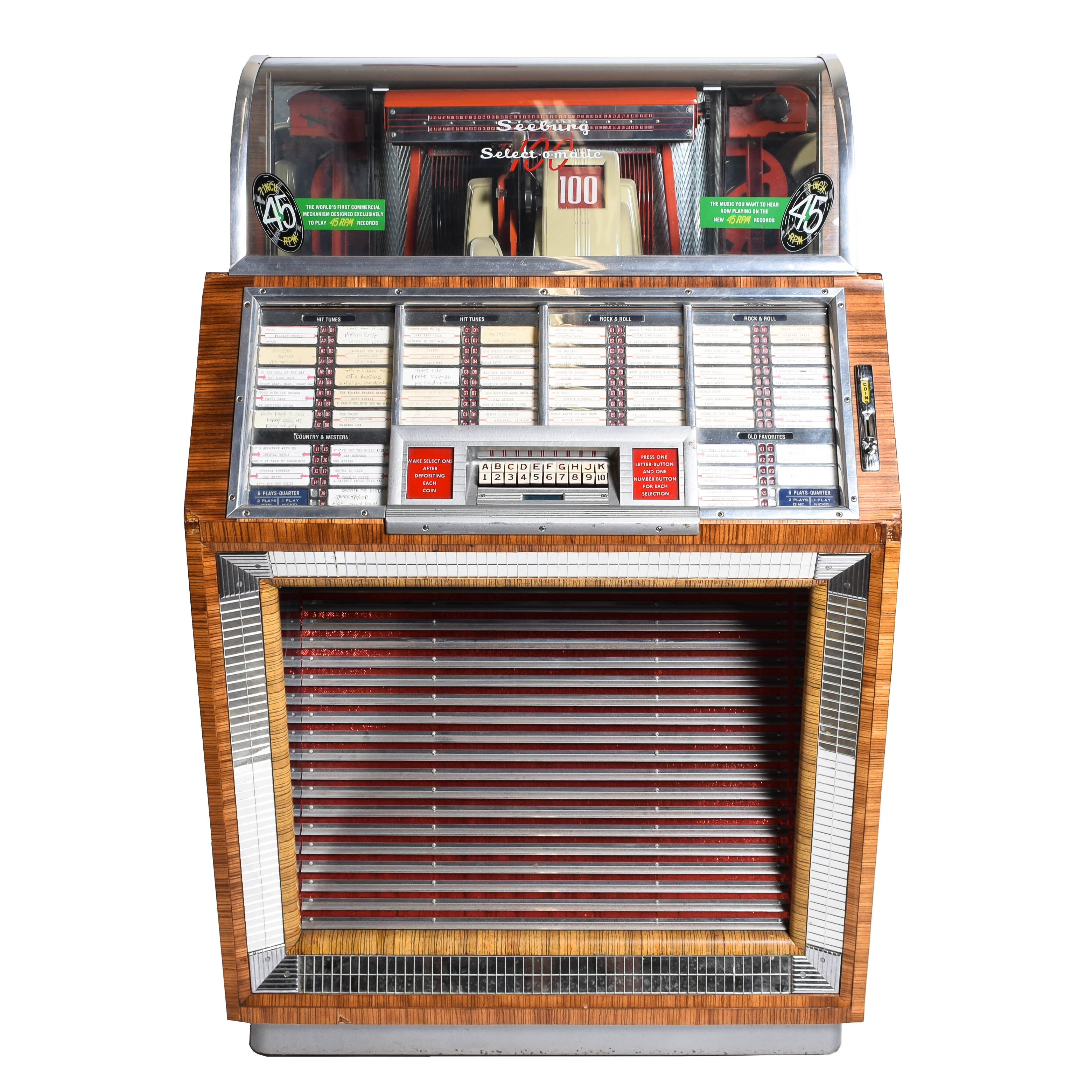 Vintage Seeburg Select-O-Matic 100 Jukebox
