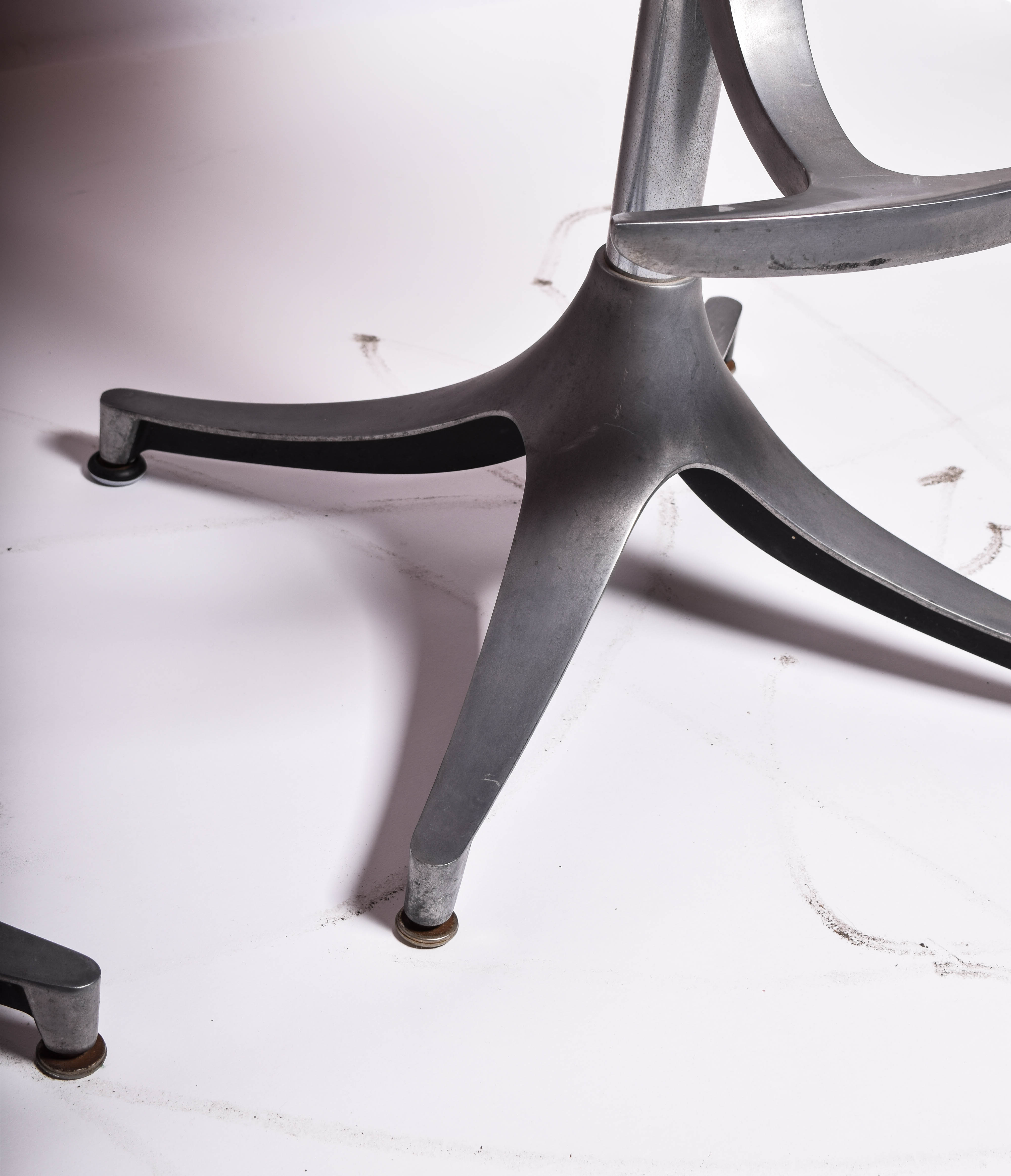 Vintage Stools with Shag Upholstery