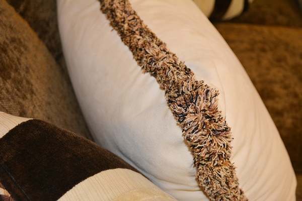 Drexel Heritage Brown Chenille Sofa