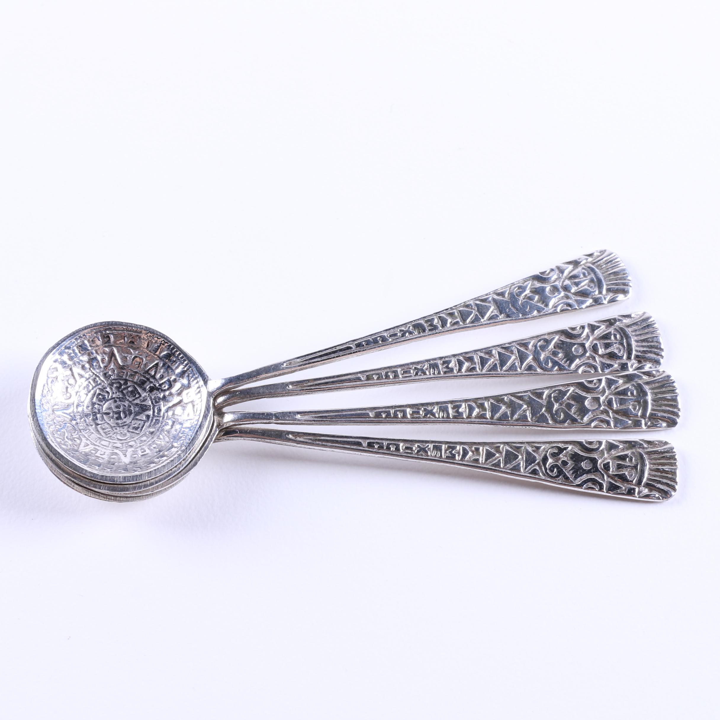 Mexican 850 Silver Spoon Set