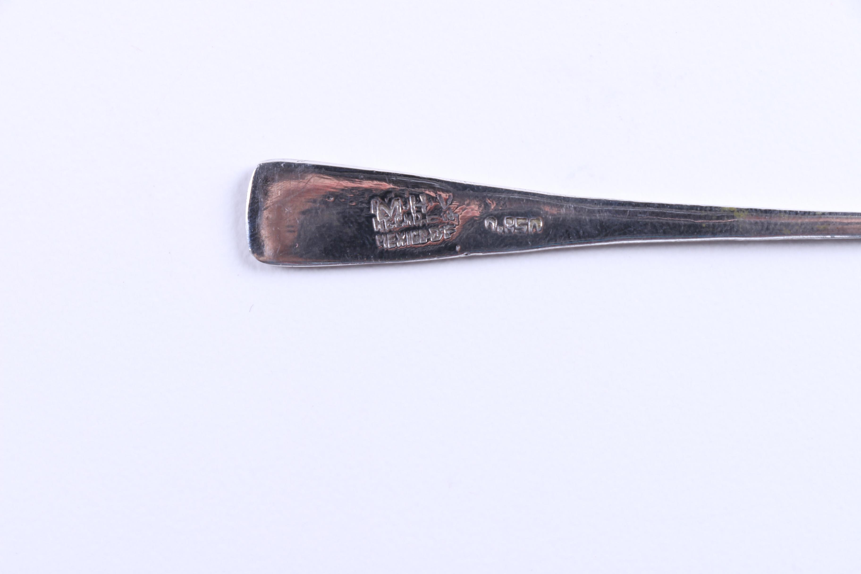 Mexican 850 Silver Spoon Set