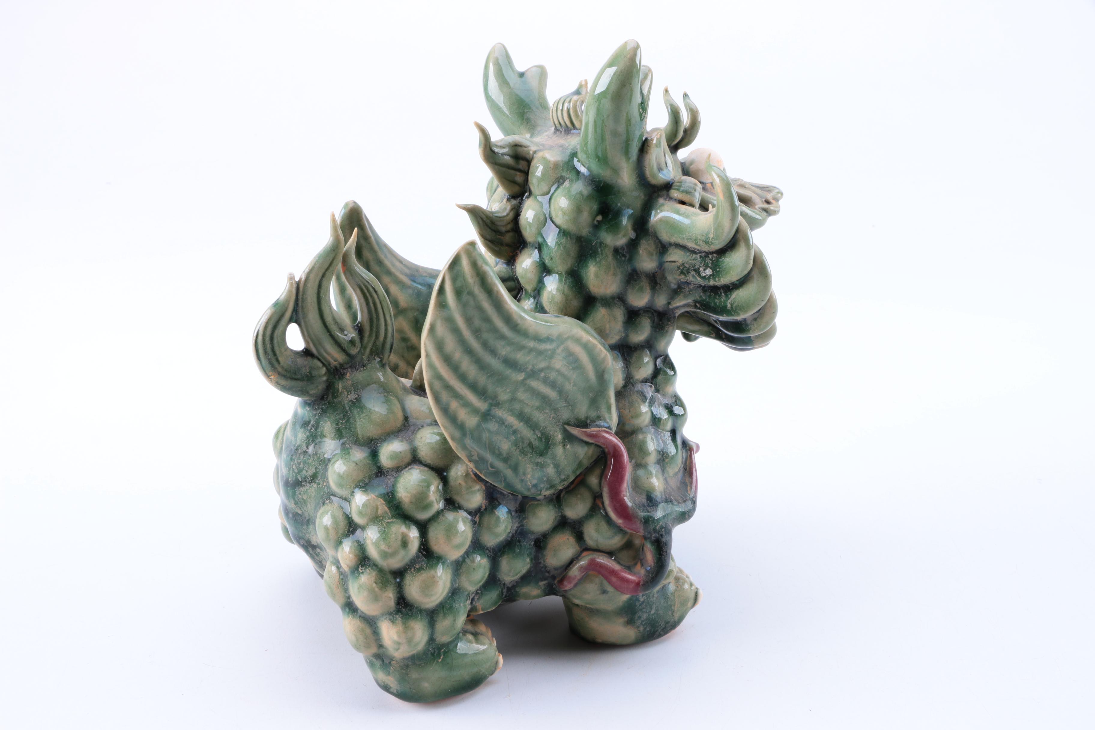Ceramic Dragon Figurines