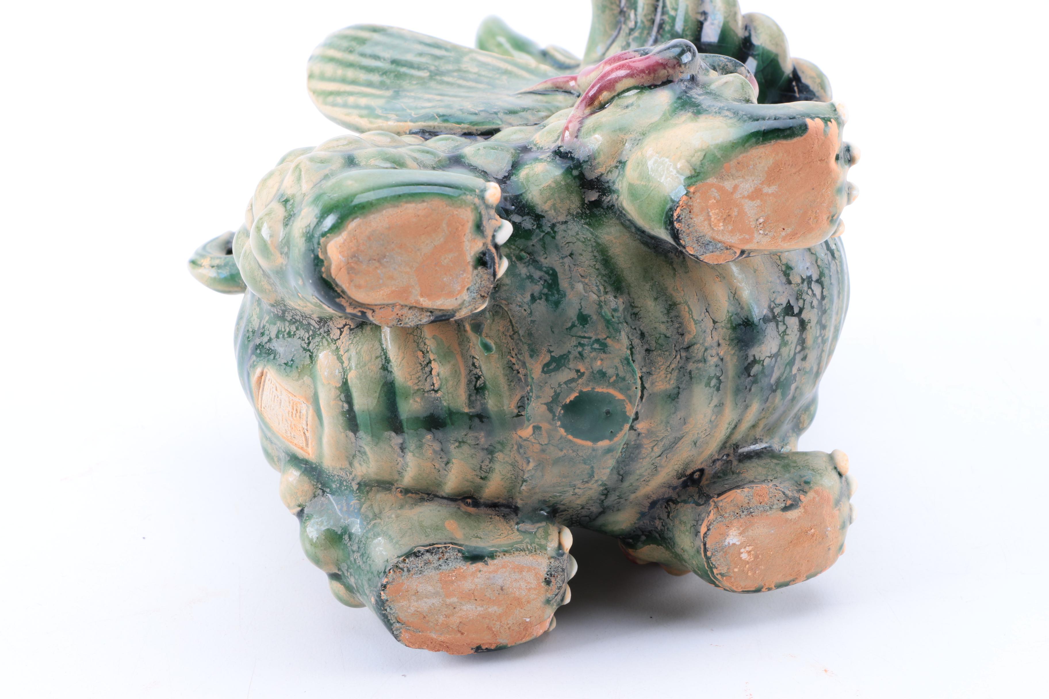 Ceramic Dragon Figurines