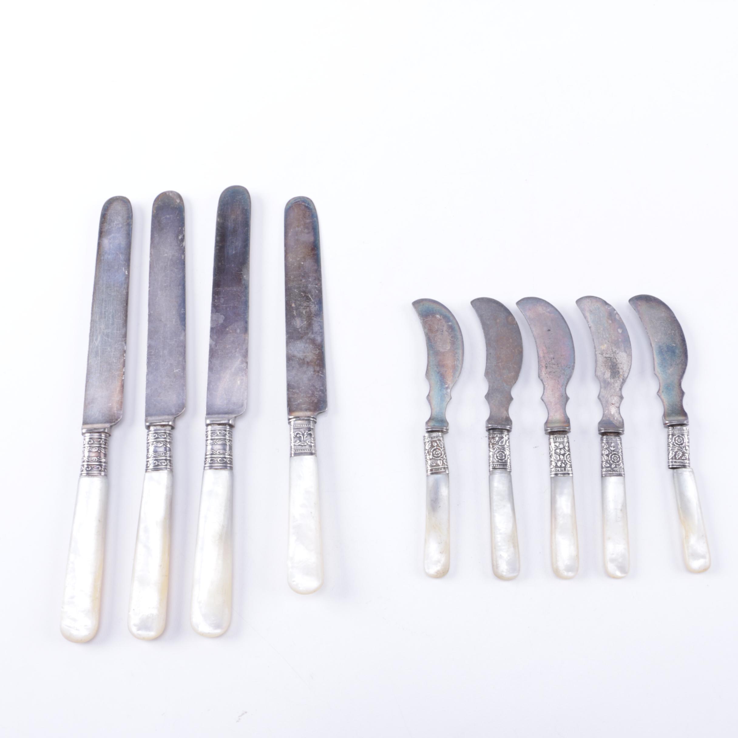 Vintage Landers Frary & Clark Knives with Mother of Pearl Handles