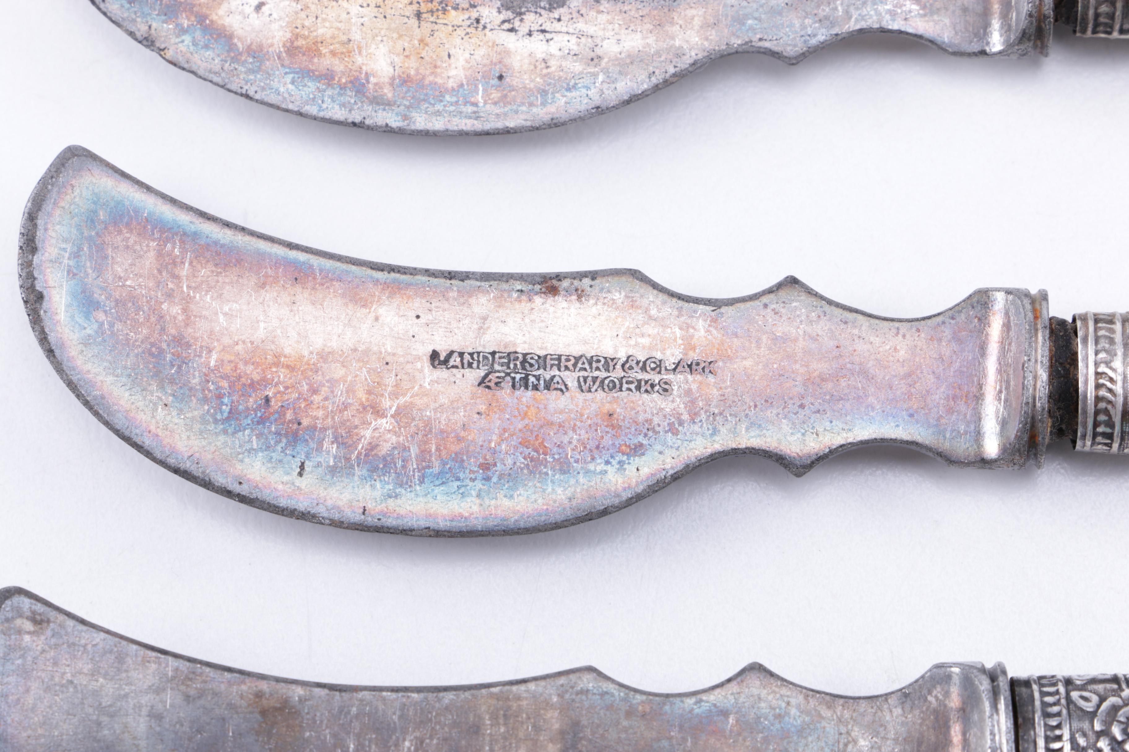 Vintage Landers Frary & Clark Knives with Mother of Pearl Handles