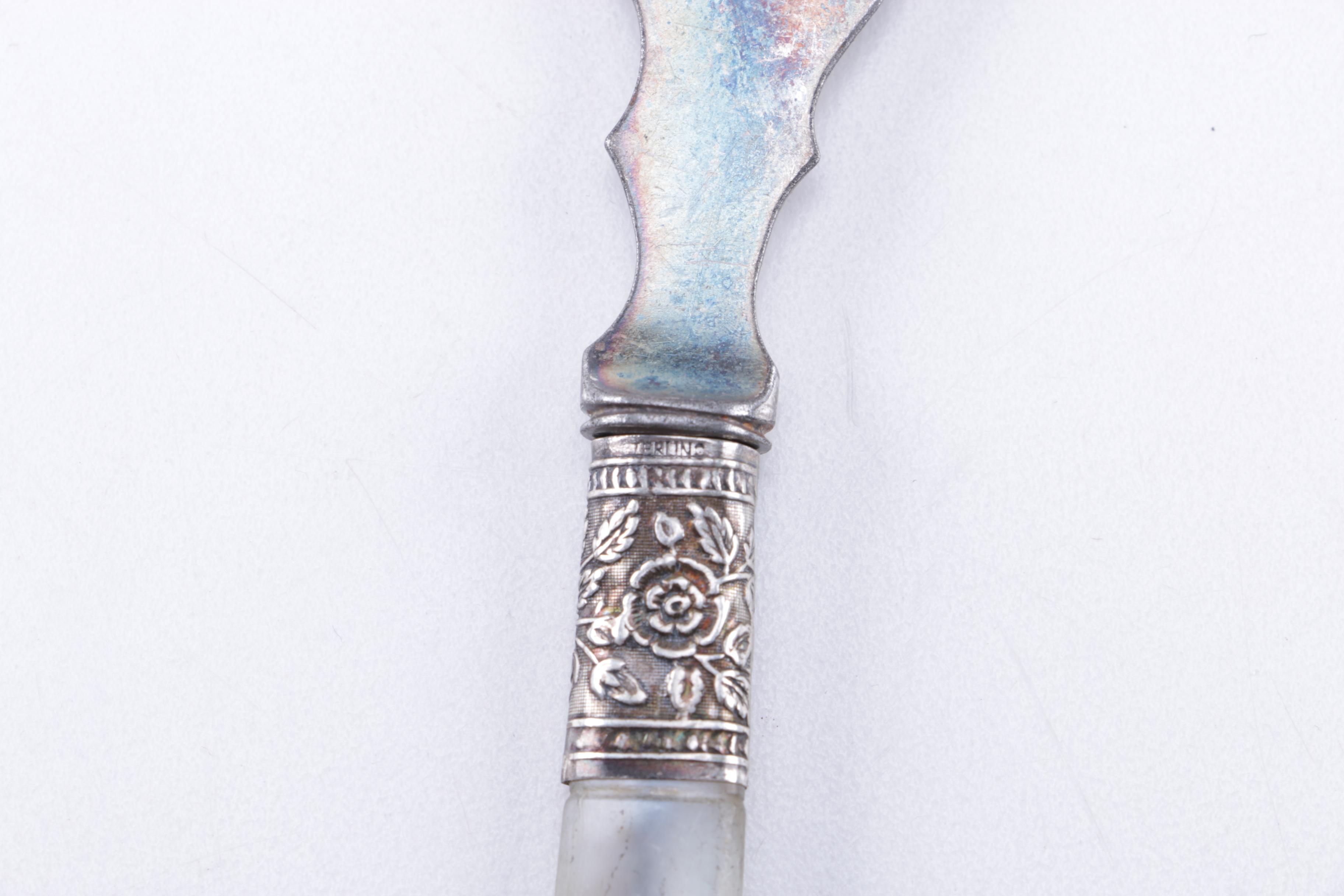 Vintage Landers Frary & Clark Knives with Mother of Pearl Handles