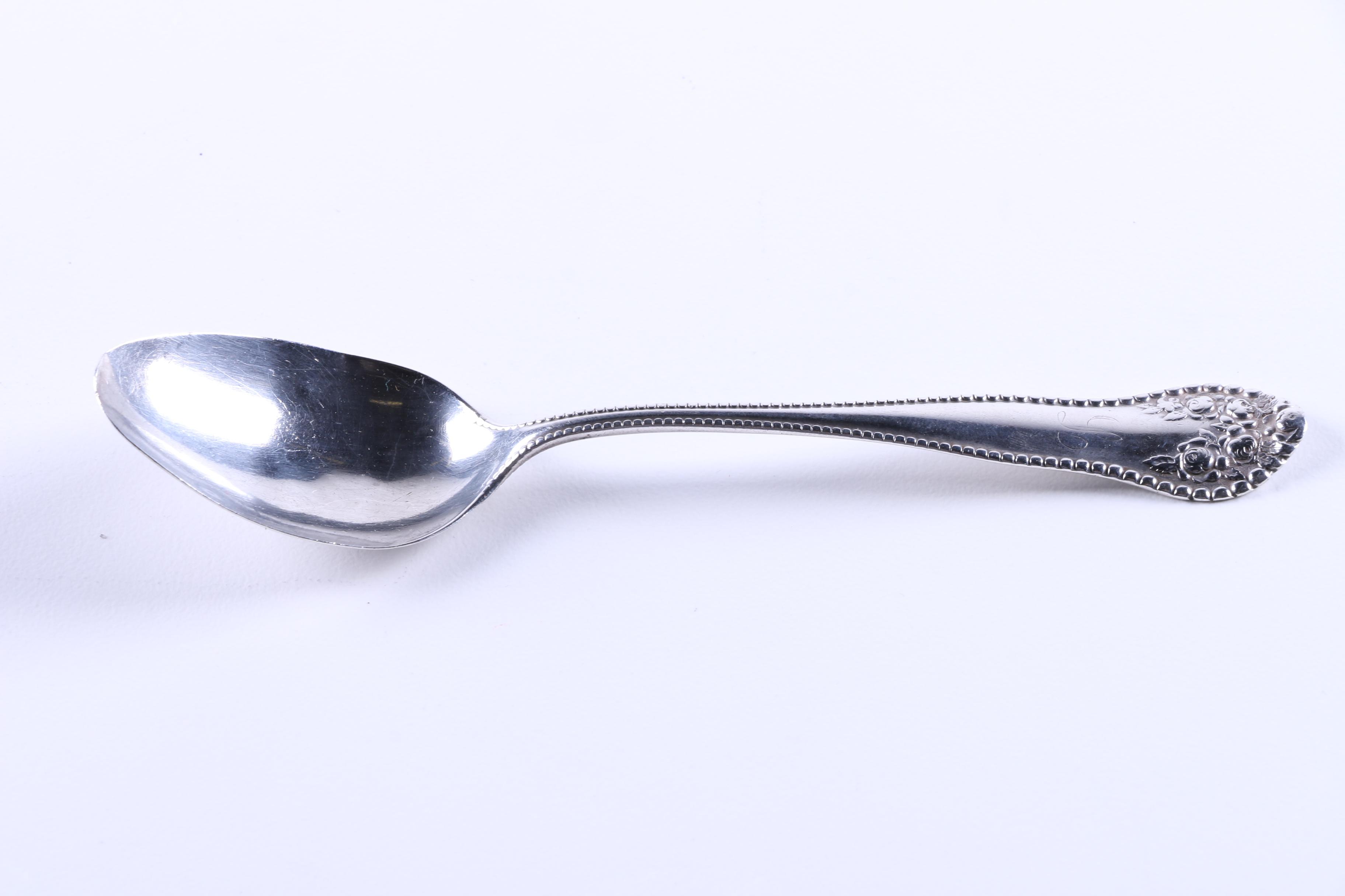 Gorham "Raphael" and Other Sterling Spoons and Tongs