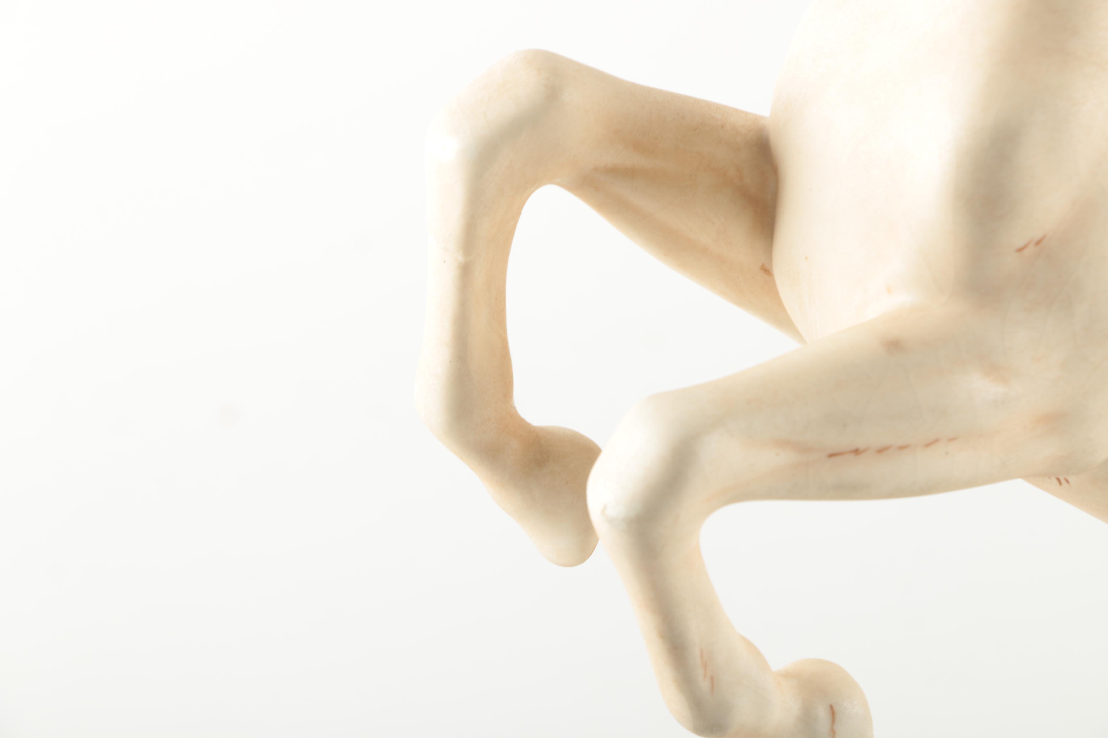 Royal Dux White Horse Figurine