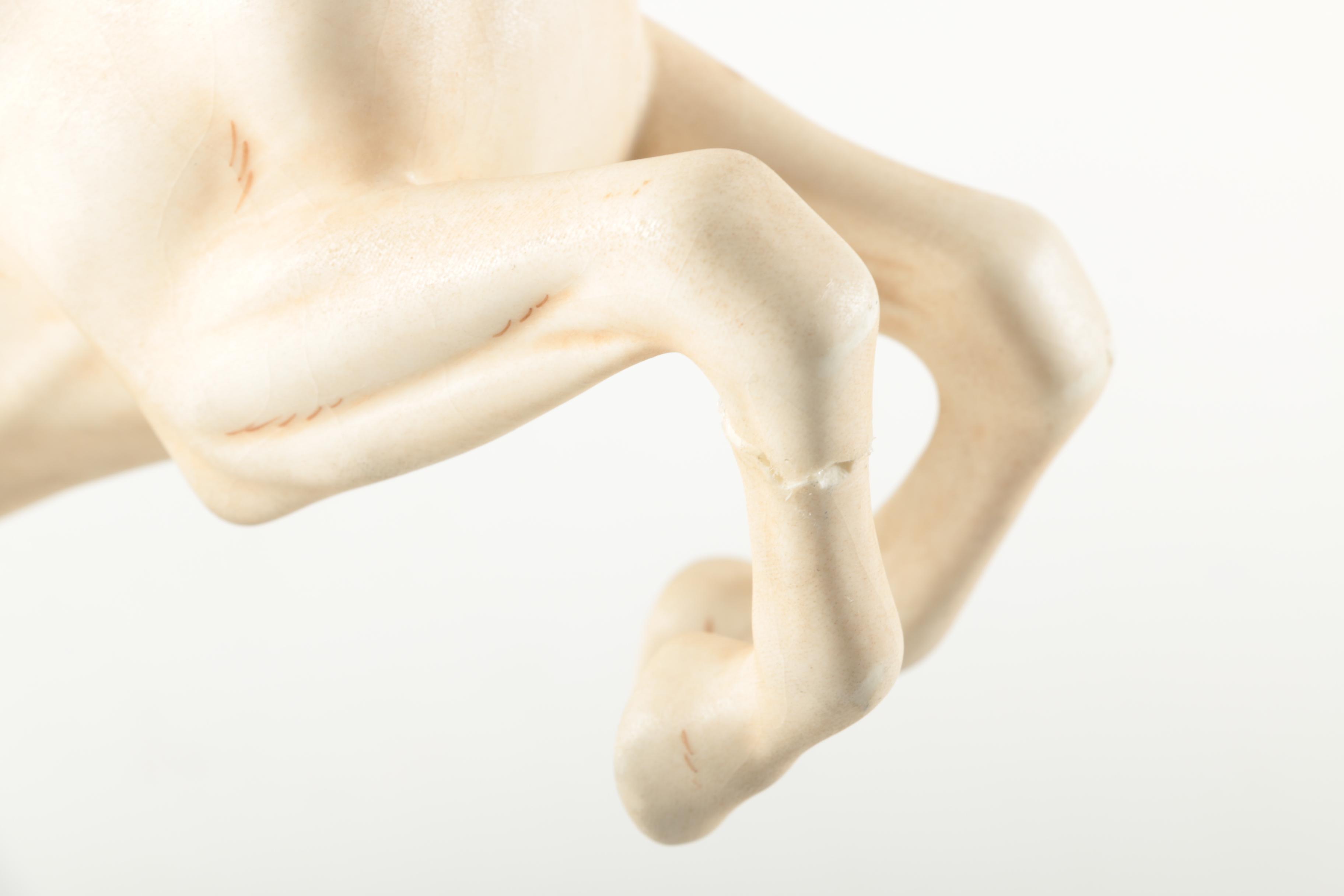 Royal Dux White Horse Figurine