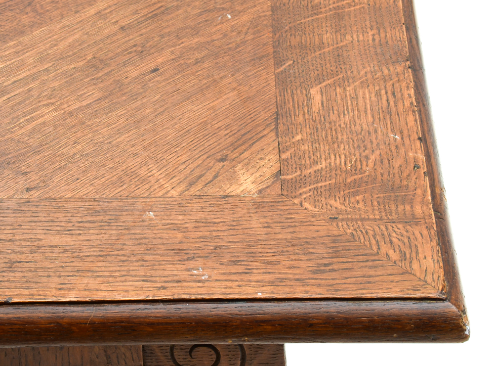 Antique Jacobean Revival Oak Table