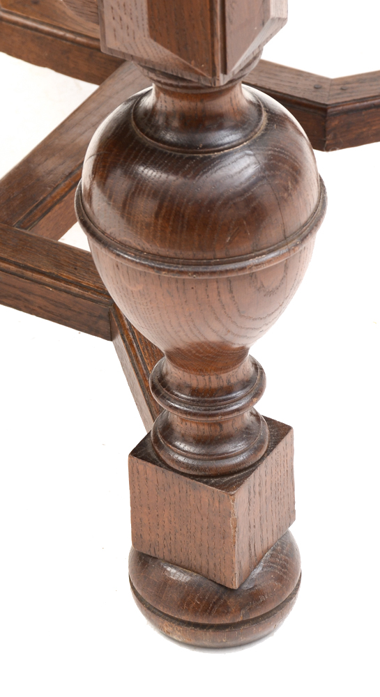 Antique Jacobean Revival Oak Table