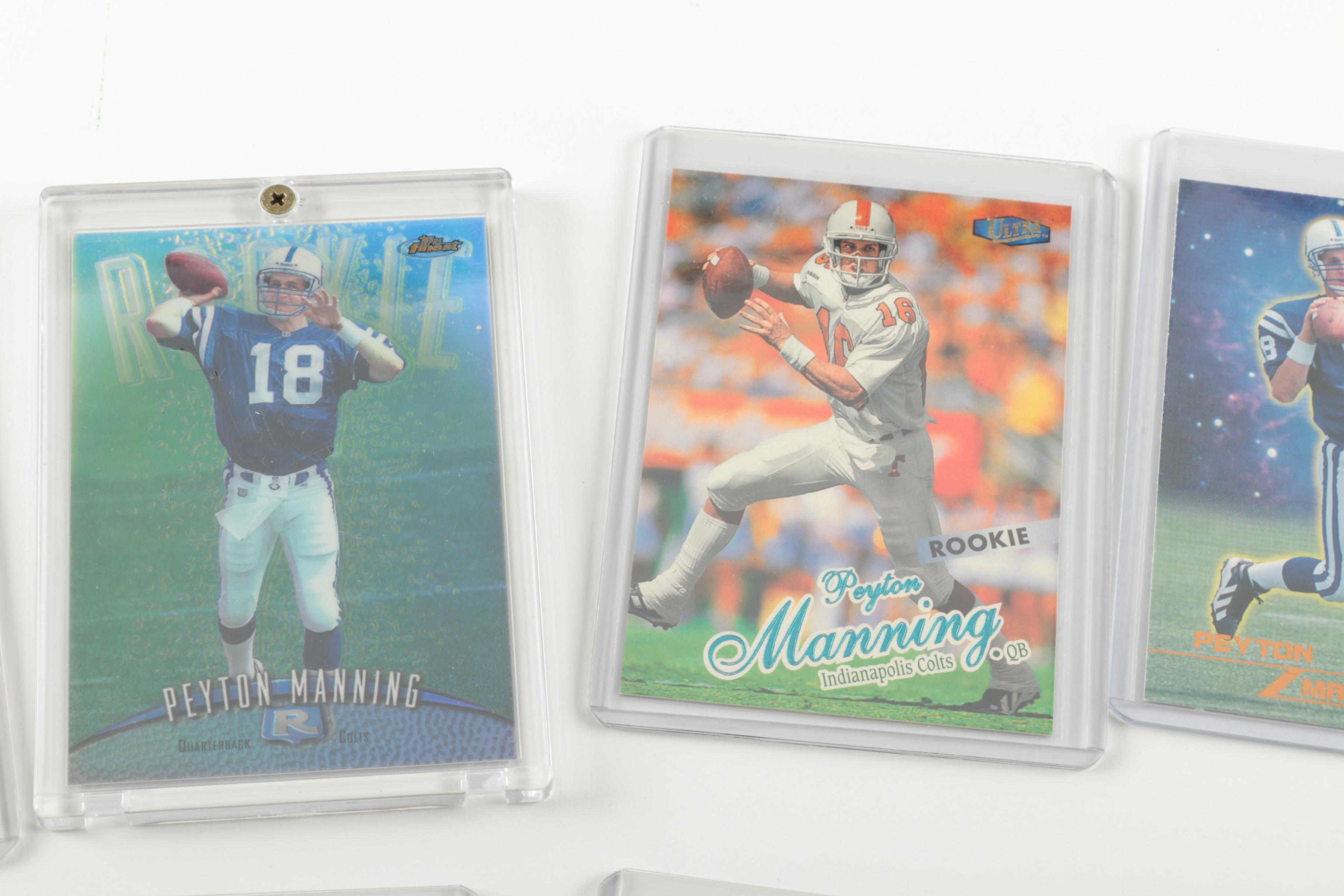 Peyton Manning Rookie Cards Featuring Topps and Bowman