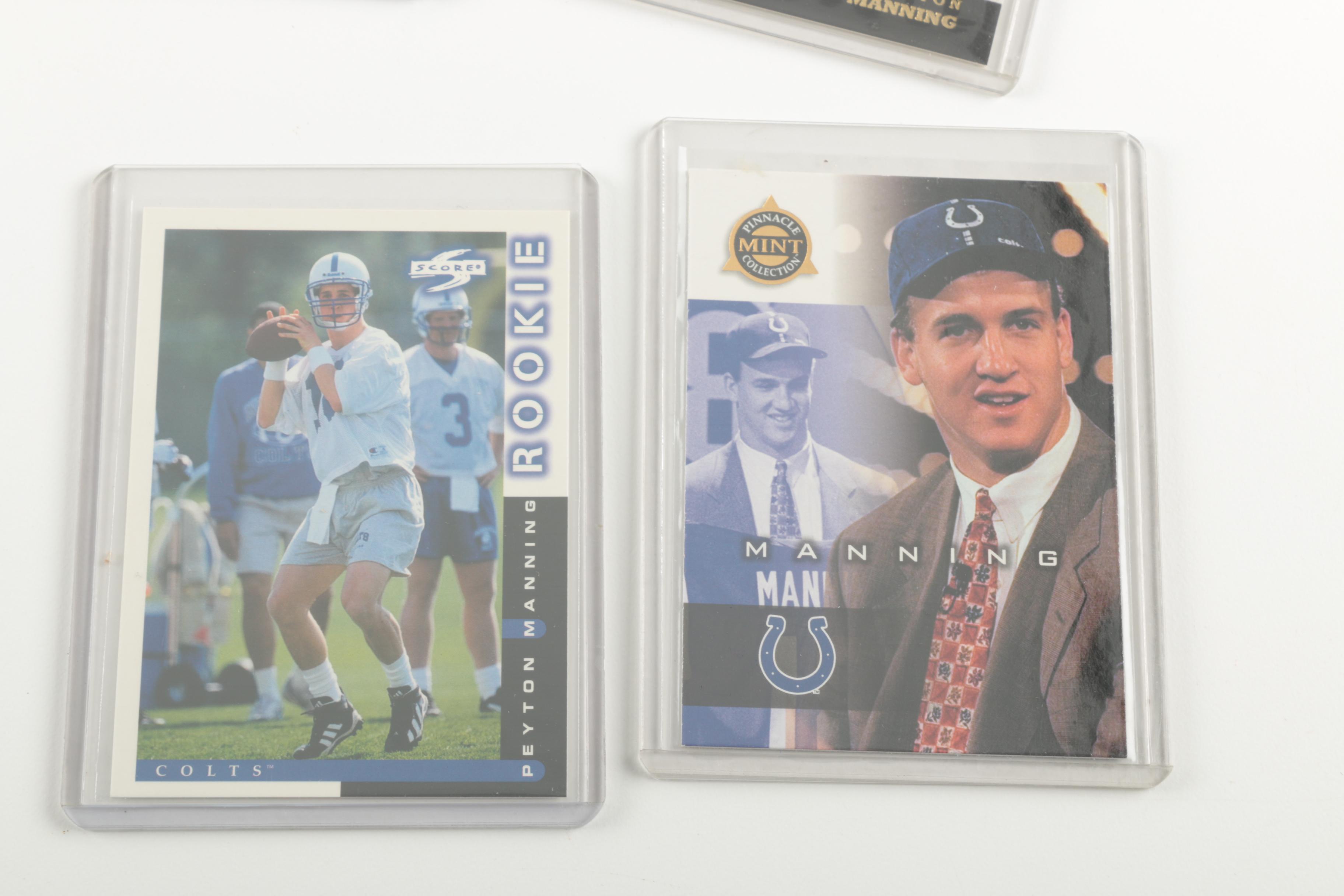 Peyton Manning Rookie Cards Featuring Topps and Bowman