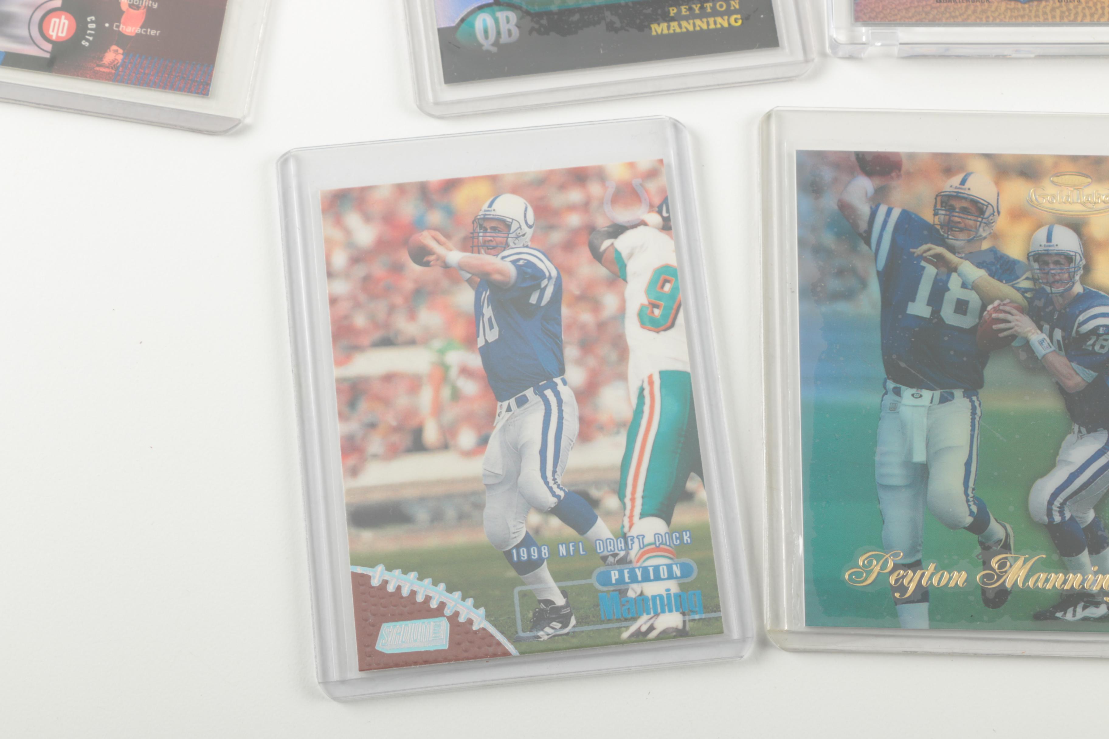 Peyton Manning Rookie Cards Featuring Topps and Bowman