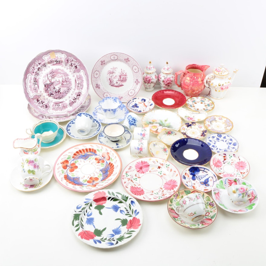 Assorted Porcelain Serveware including Wedgwood