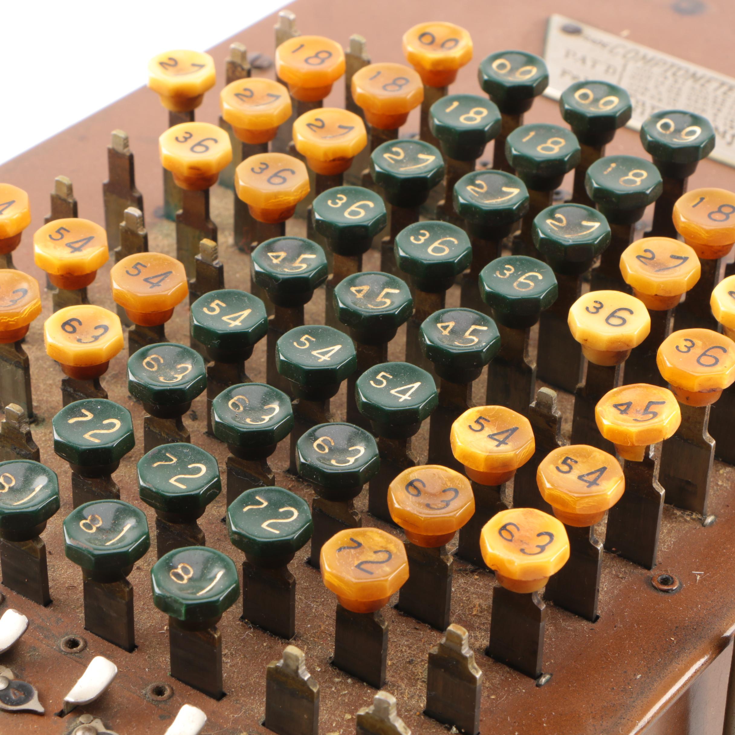 Vintage Felt & Tarrant Comptometer Adding Machines