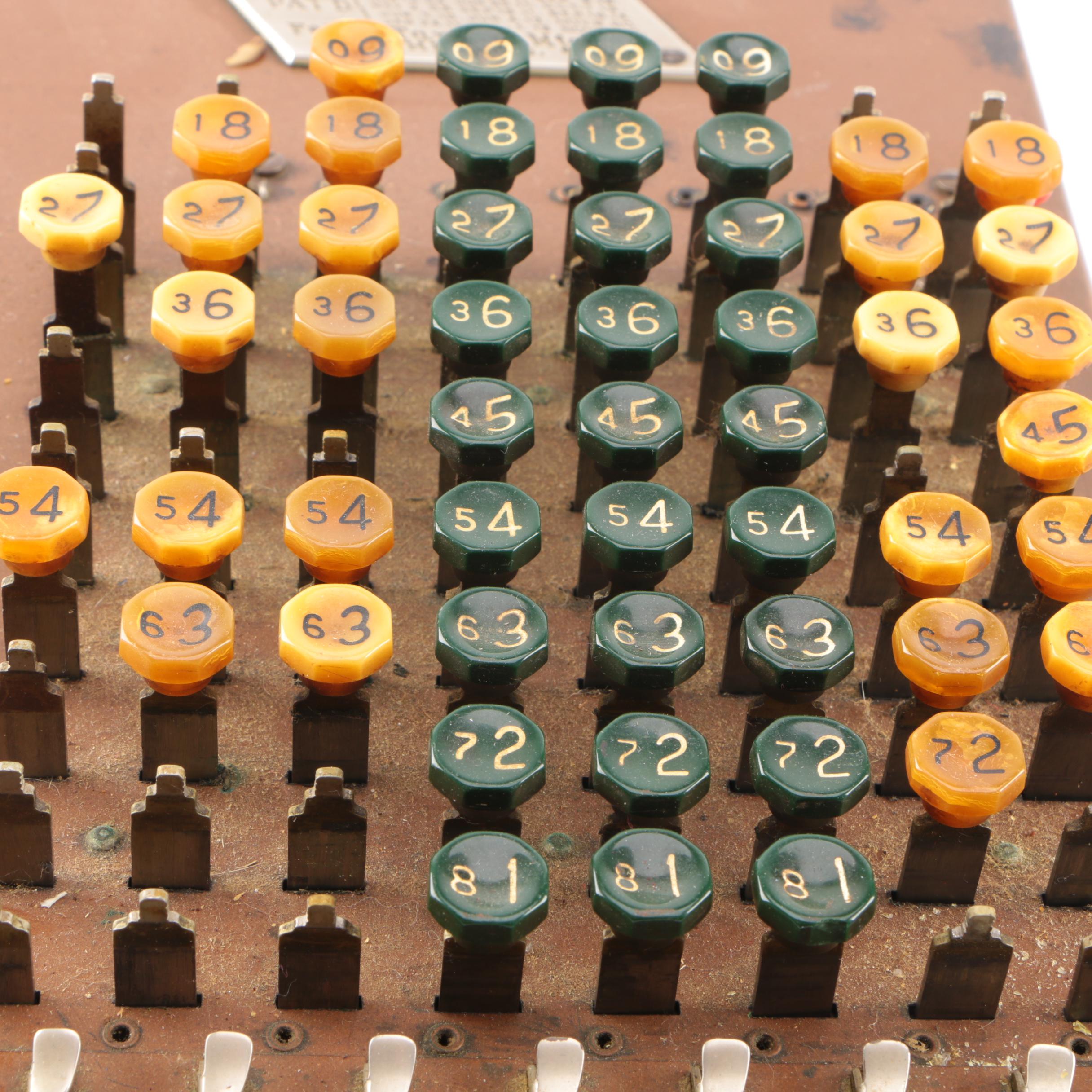 Vintage Felt & Tarrant Comptometer Adding Machines