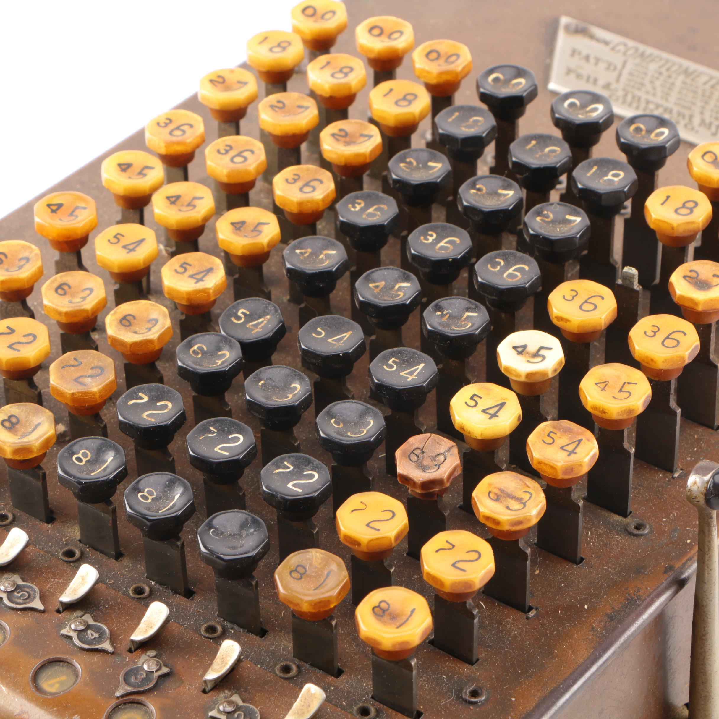 Vintage Felt & Tarrant Comptometer Adding Machines