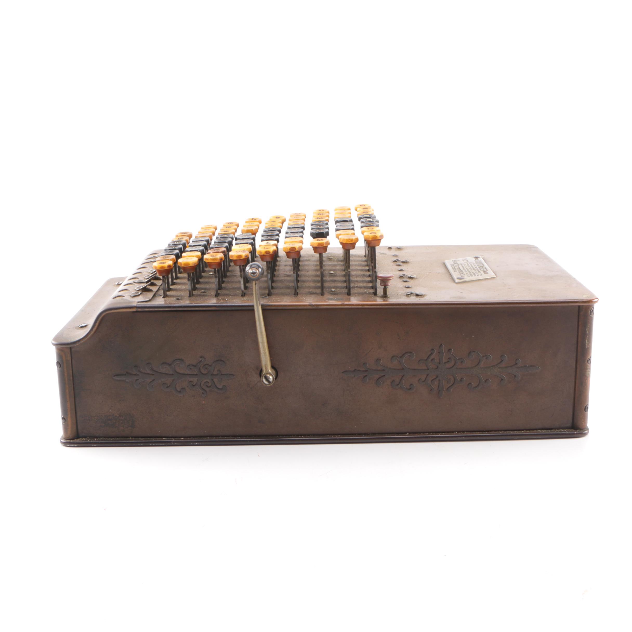 Vintage Felt & Tarrant Comptometer Adding Machines