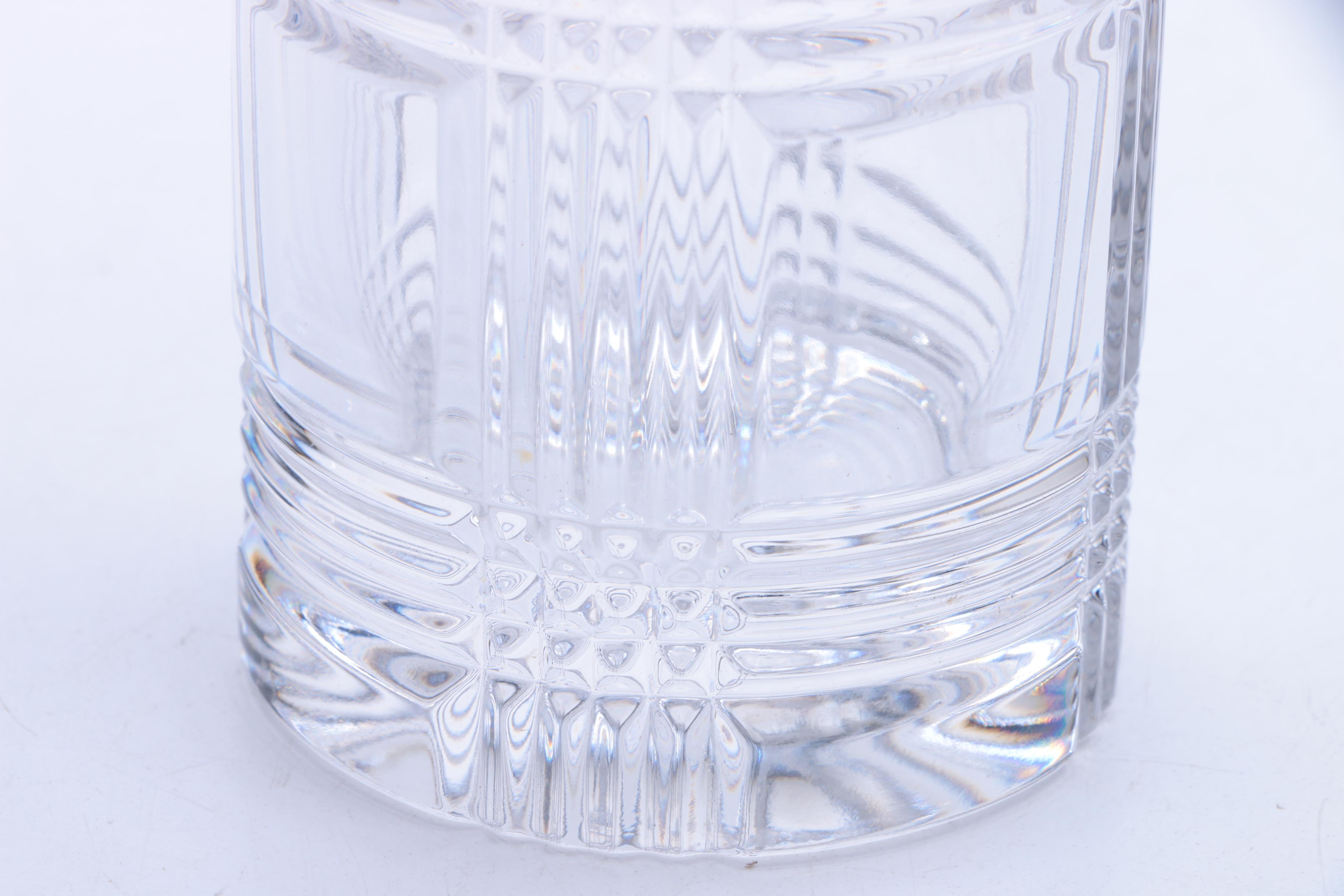 Ralph Lauren "Glen Plaid" Crystal Glasses