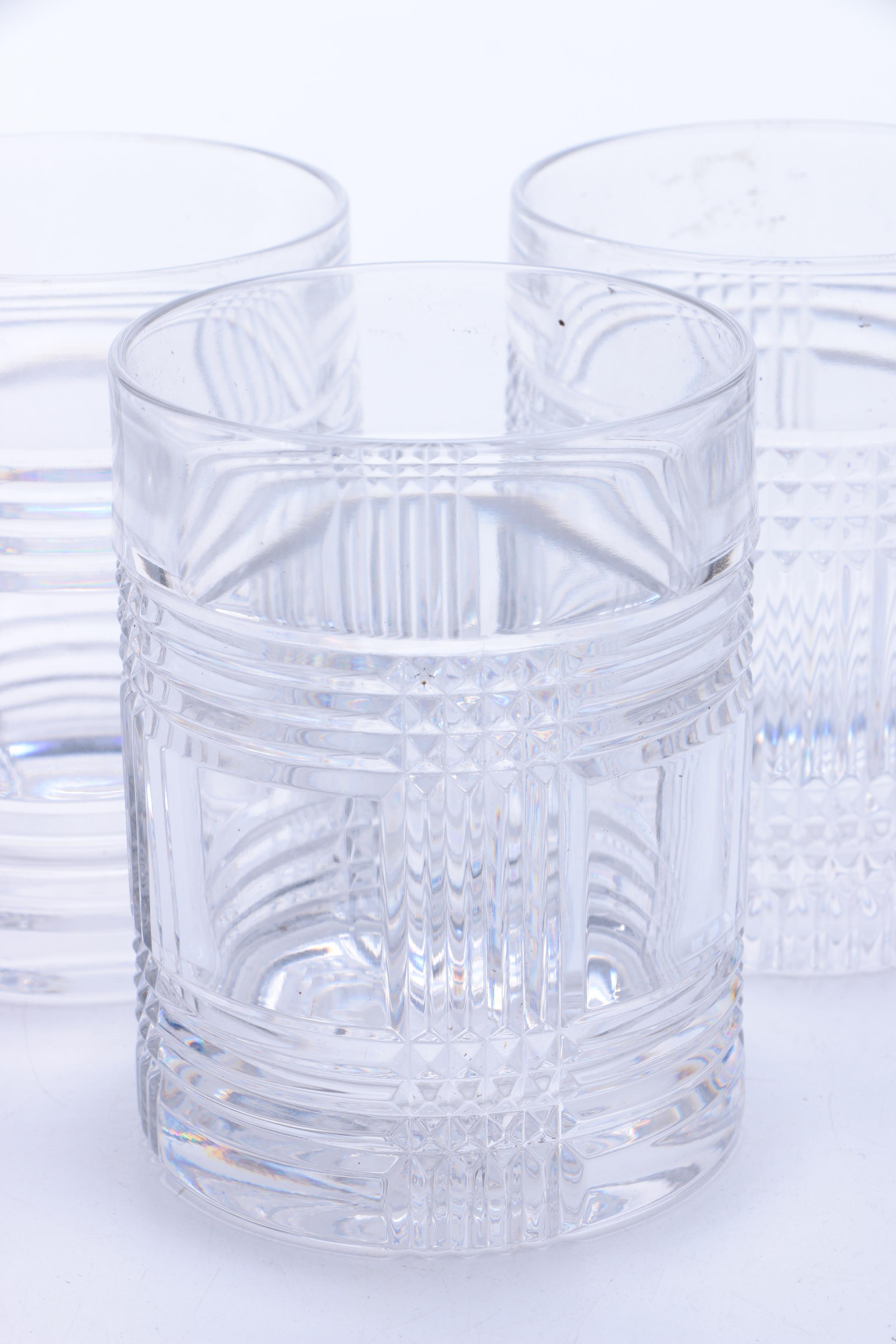 Ralph Lauren "Glen Plaid" Crystal Glasses