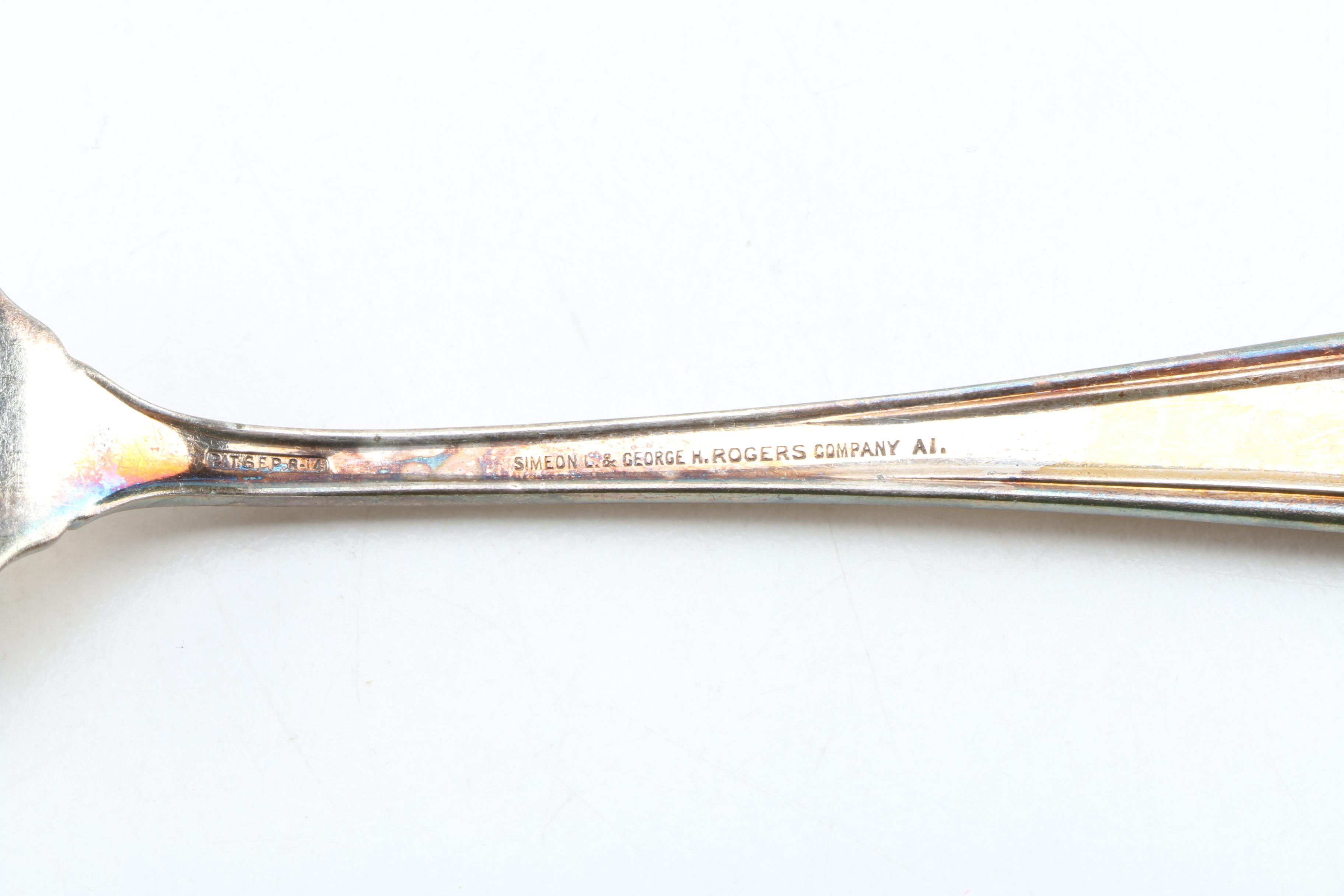 Assortment of Silver Plate Flatware Including E.G. Webster & Son and