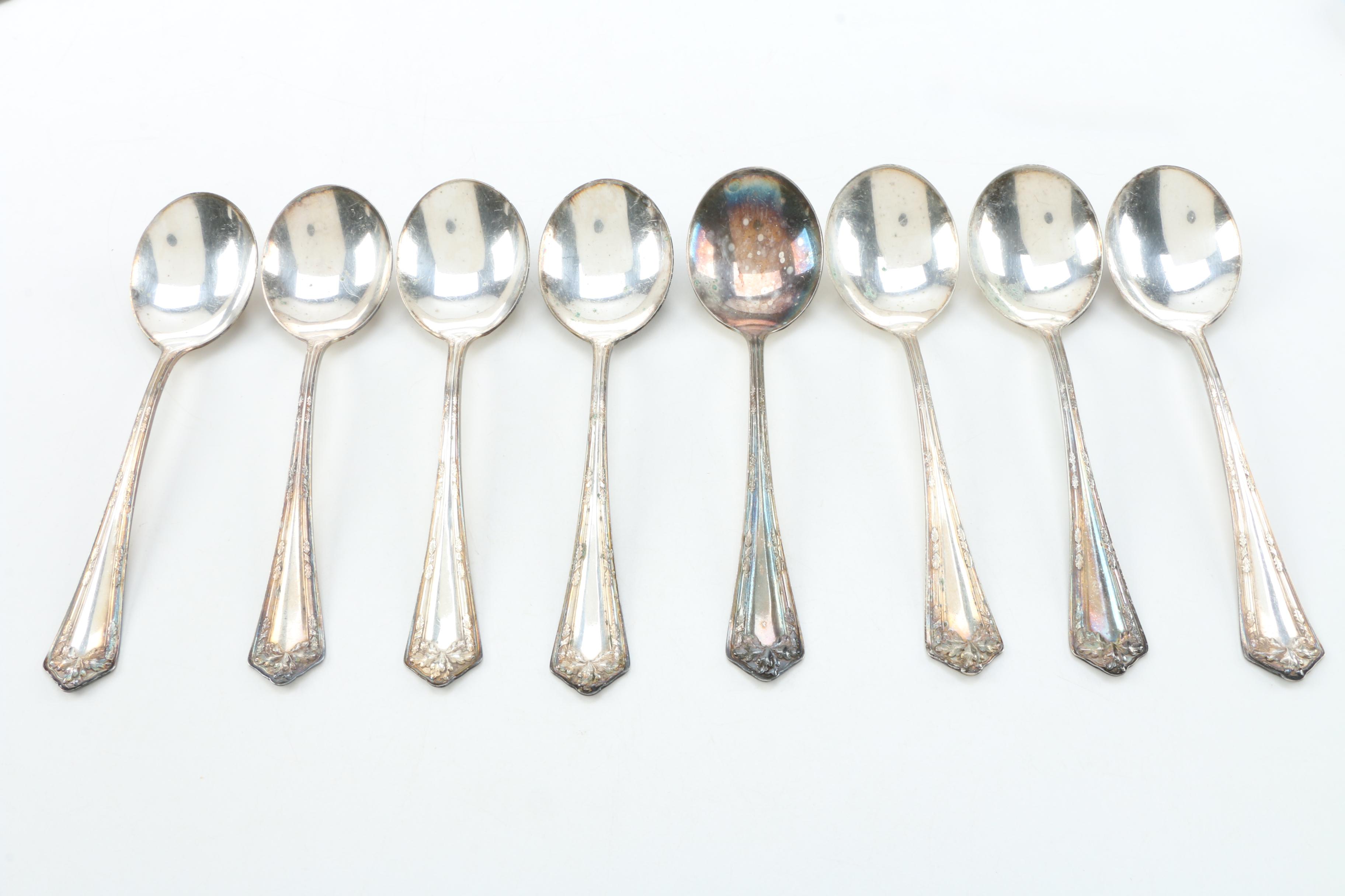Assortment of Silver Plate Flatware Including E.G. Webster & Son and