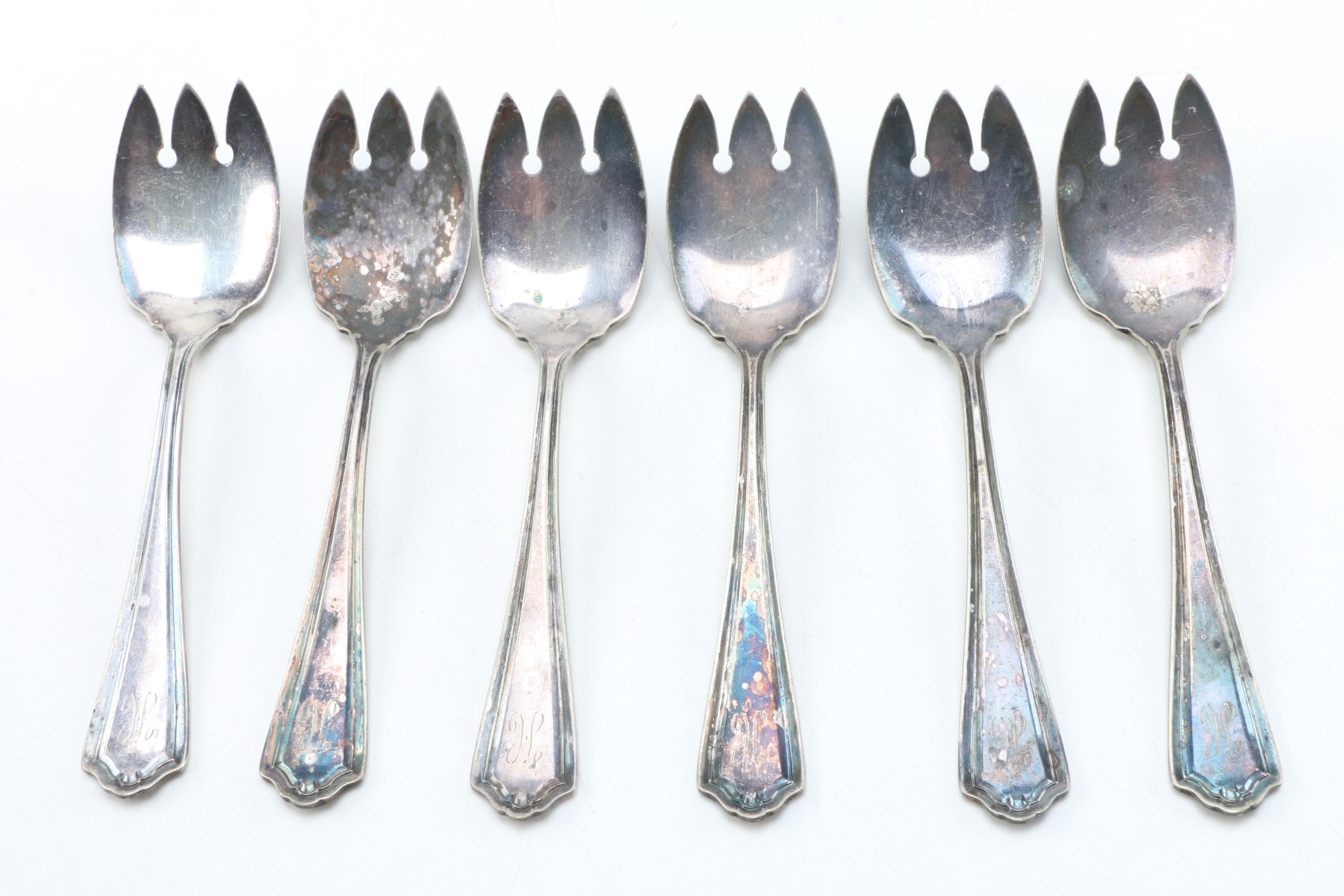 Assortment of Silver Plate Flatware Including E.G. Webster & Son and