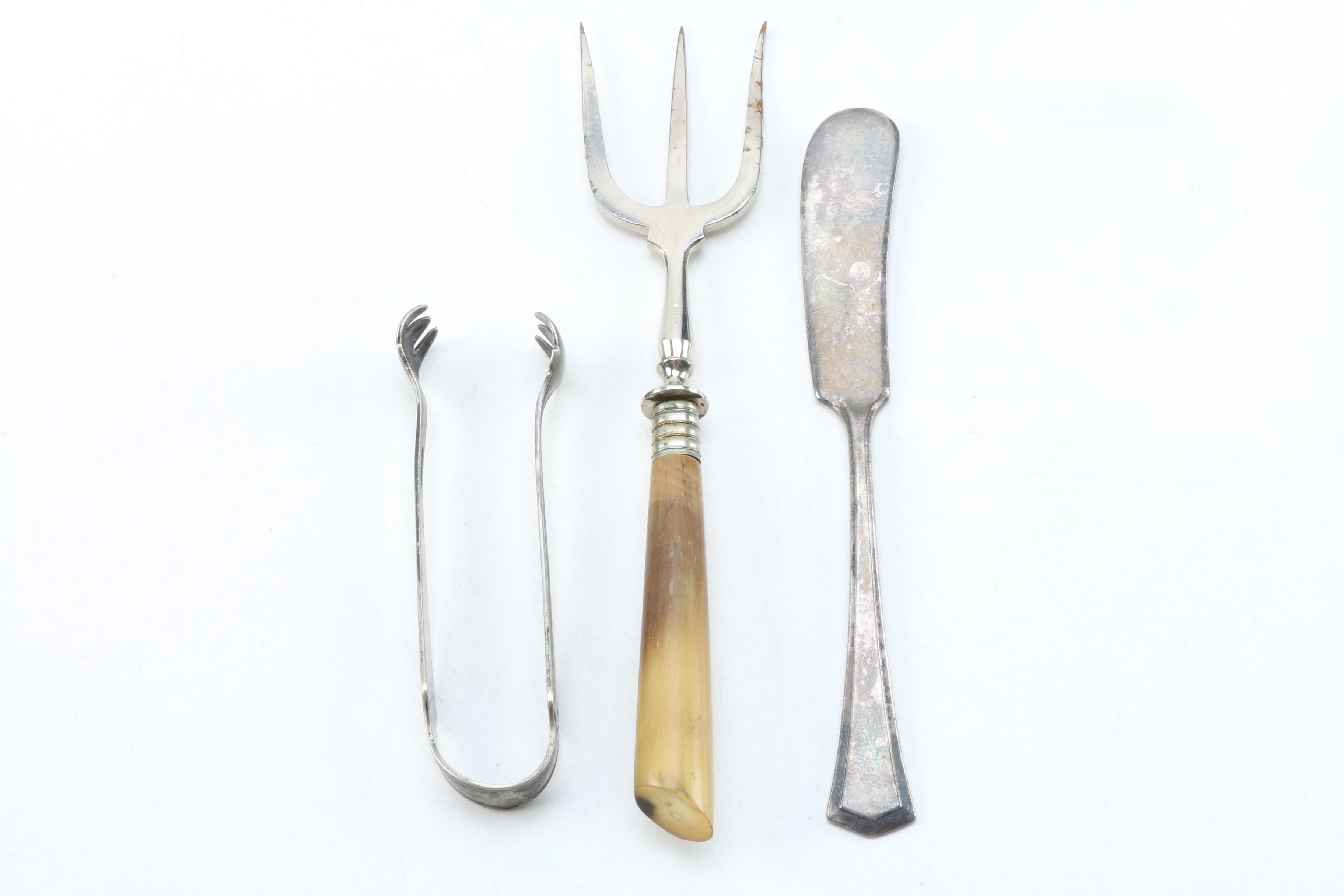 Assortment of Silver Plate Flatware Including E.G. Webster & Son and