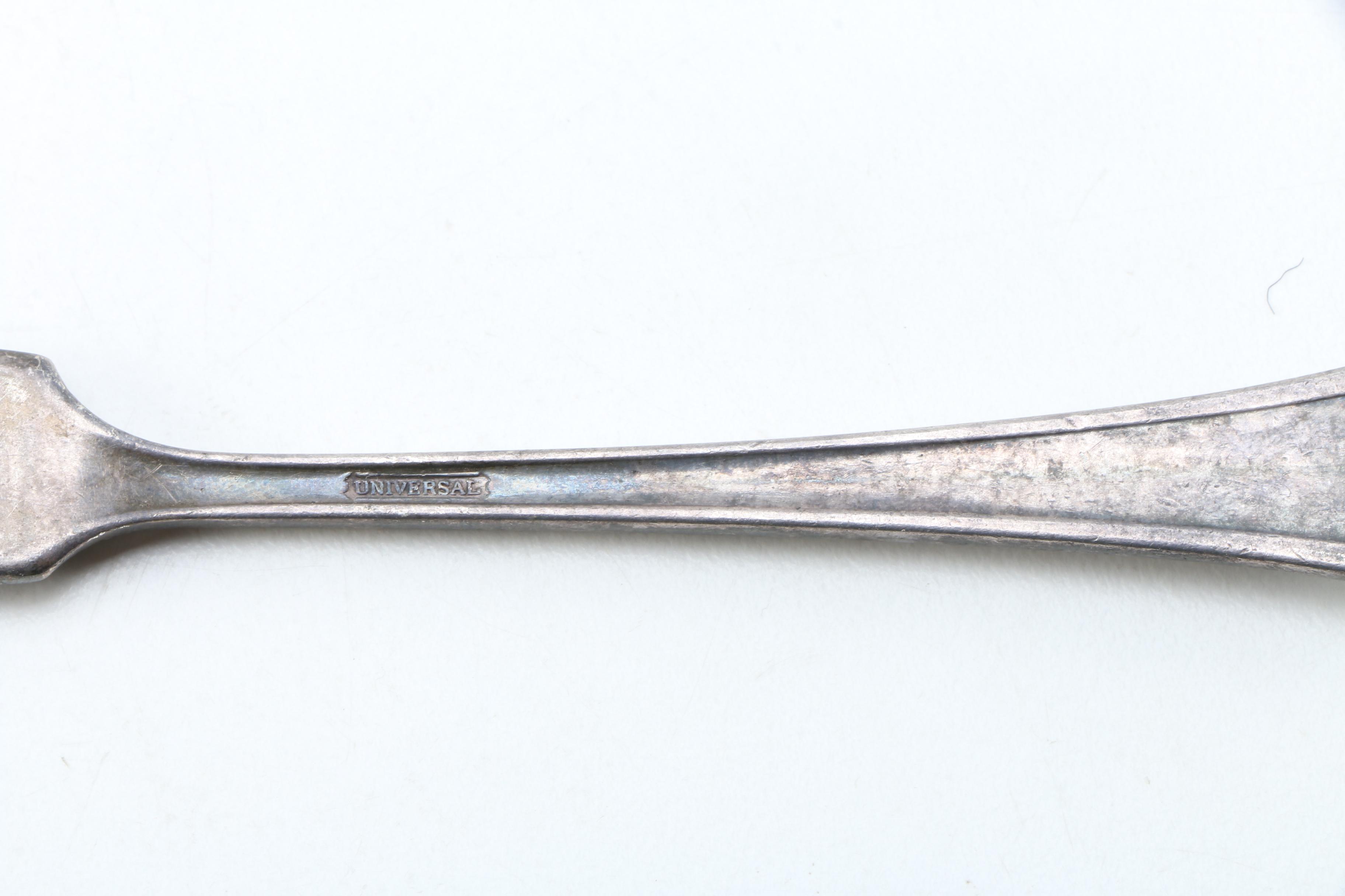 Assortment of Silver Plate Flatware Including E.G. Webster & Son and