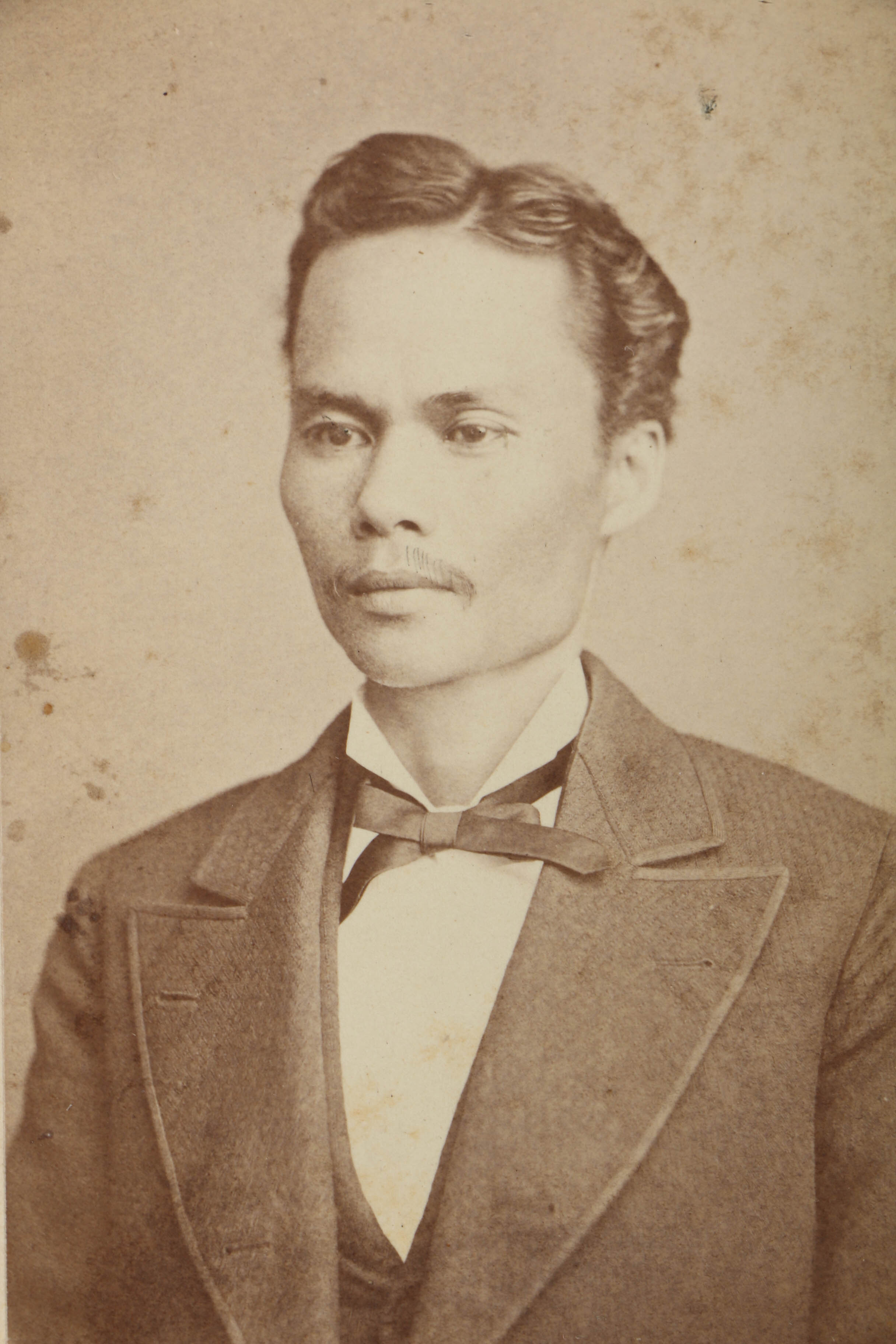 Silver Gelatin Carte-de-visite Portrait of a Man and Woman